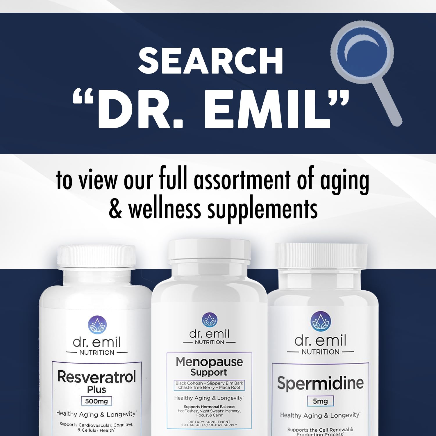 DR EMIL NUTRITION Menopause Supplements for Women - Multi-Symptom Menopause Relief