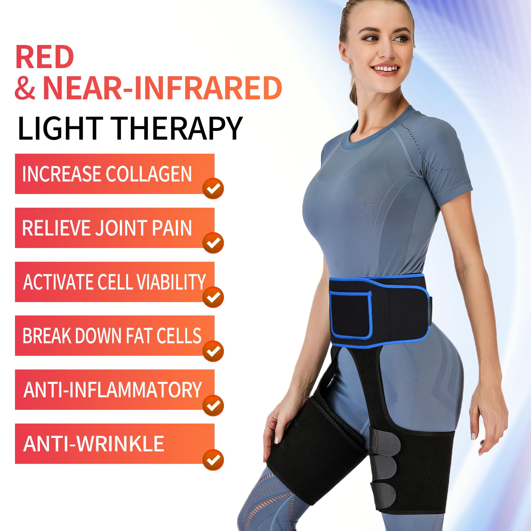 Red Light Therapy Belt, Infrared Light Therapy Red Light Therapy Device, Infrared Light Therapy Wrap