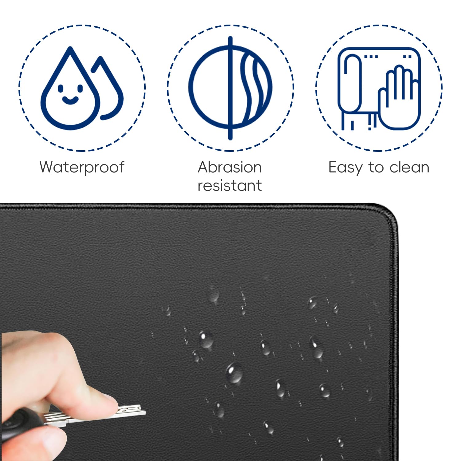 XINHUSU Grounding Mat 11.8"x23.6" Grounding Pad with 15ft Grounding Cord Grounding Mat