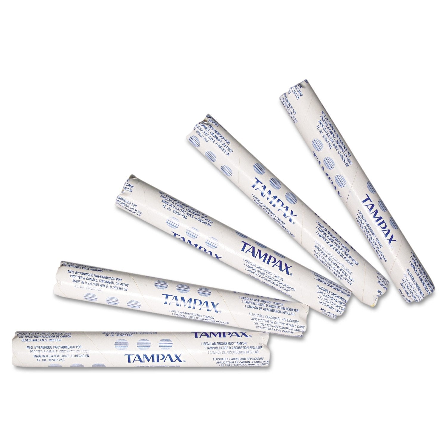 Hospeco Tampax Tampons for Vending Dispenser in Vending Tubes, Hospeco T500,(Case of 500)