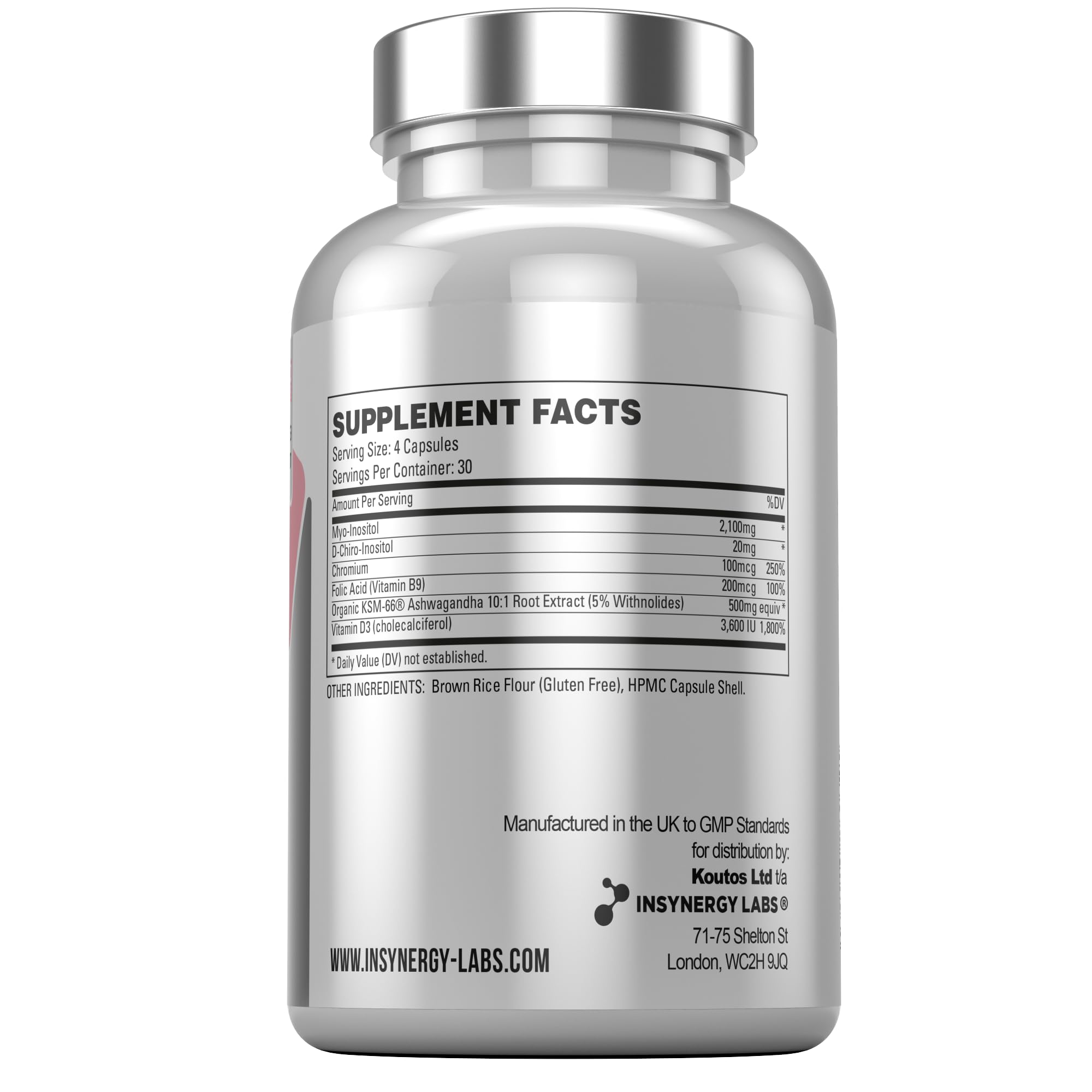 PCOS Pro - Ultra Premium Inositol PCOS Supplement (4X Extra Ingredients) Myo Inositol