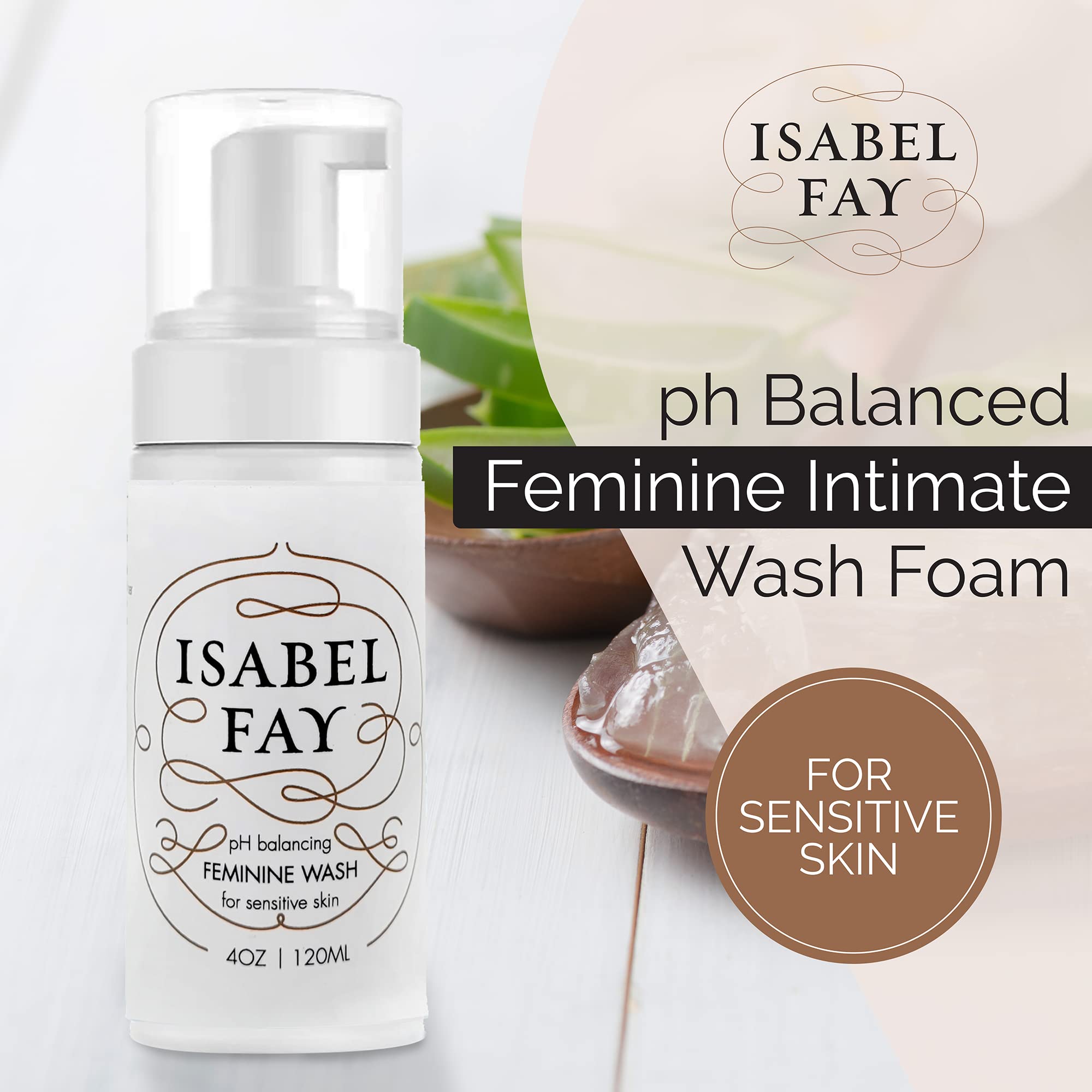 Isabel Fay ph Balanced Feminine Intimate Foam Wash gentle and safe for sensitive skin