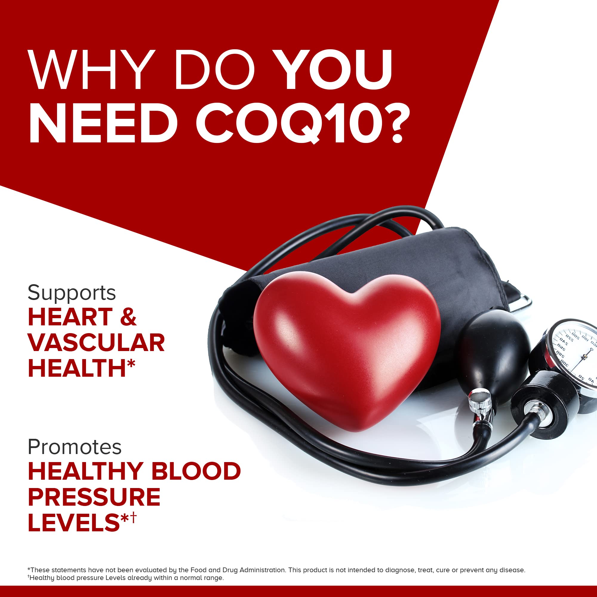 Qunol Ultra CoQ10 100mg Softgels- 3x Better Absorption, Antioxidant for Heart Health