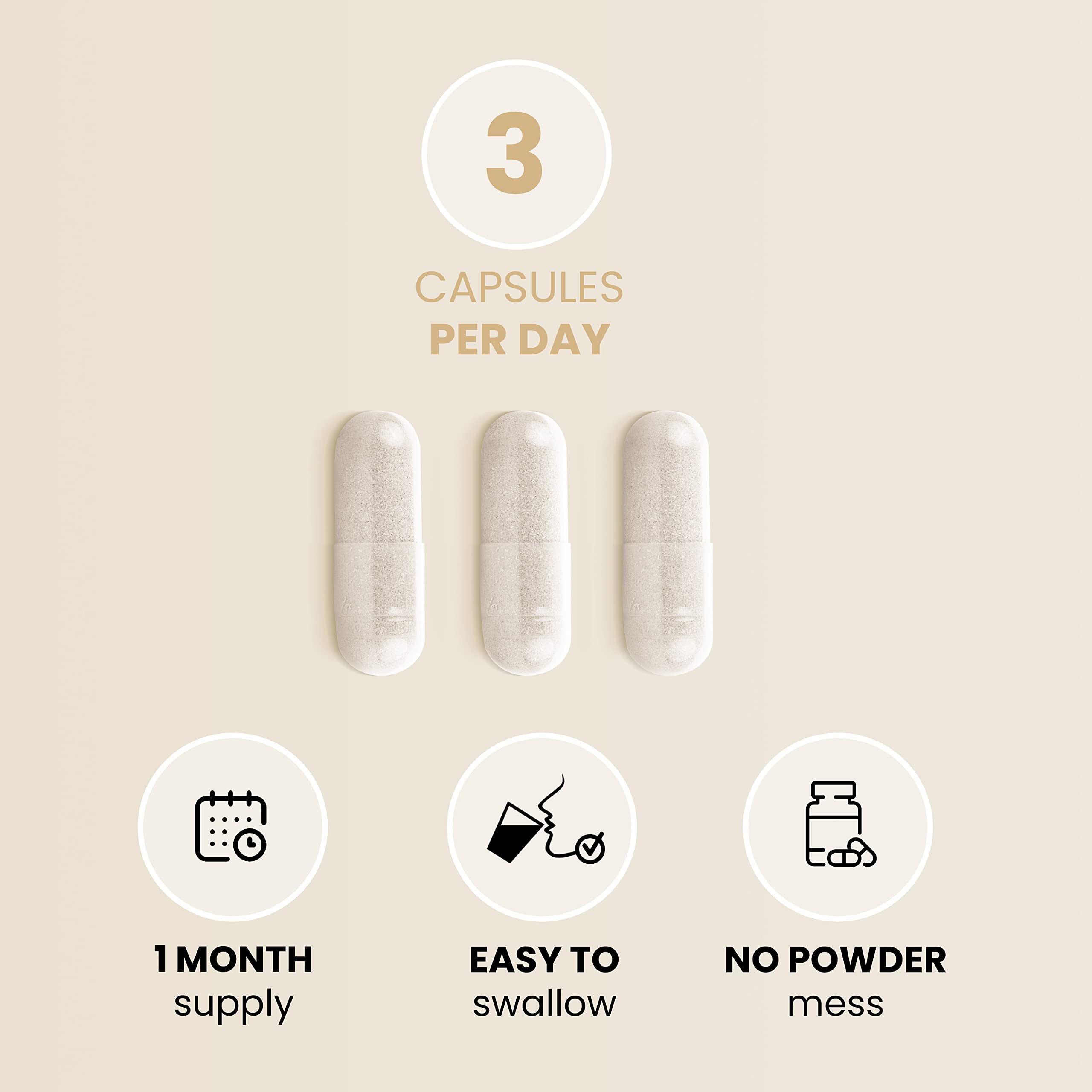 Advanced Collagen Complex | 1593mg Vitamin Boosted Complex for Glowing Hair, Skin & Nails