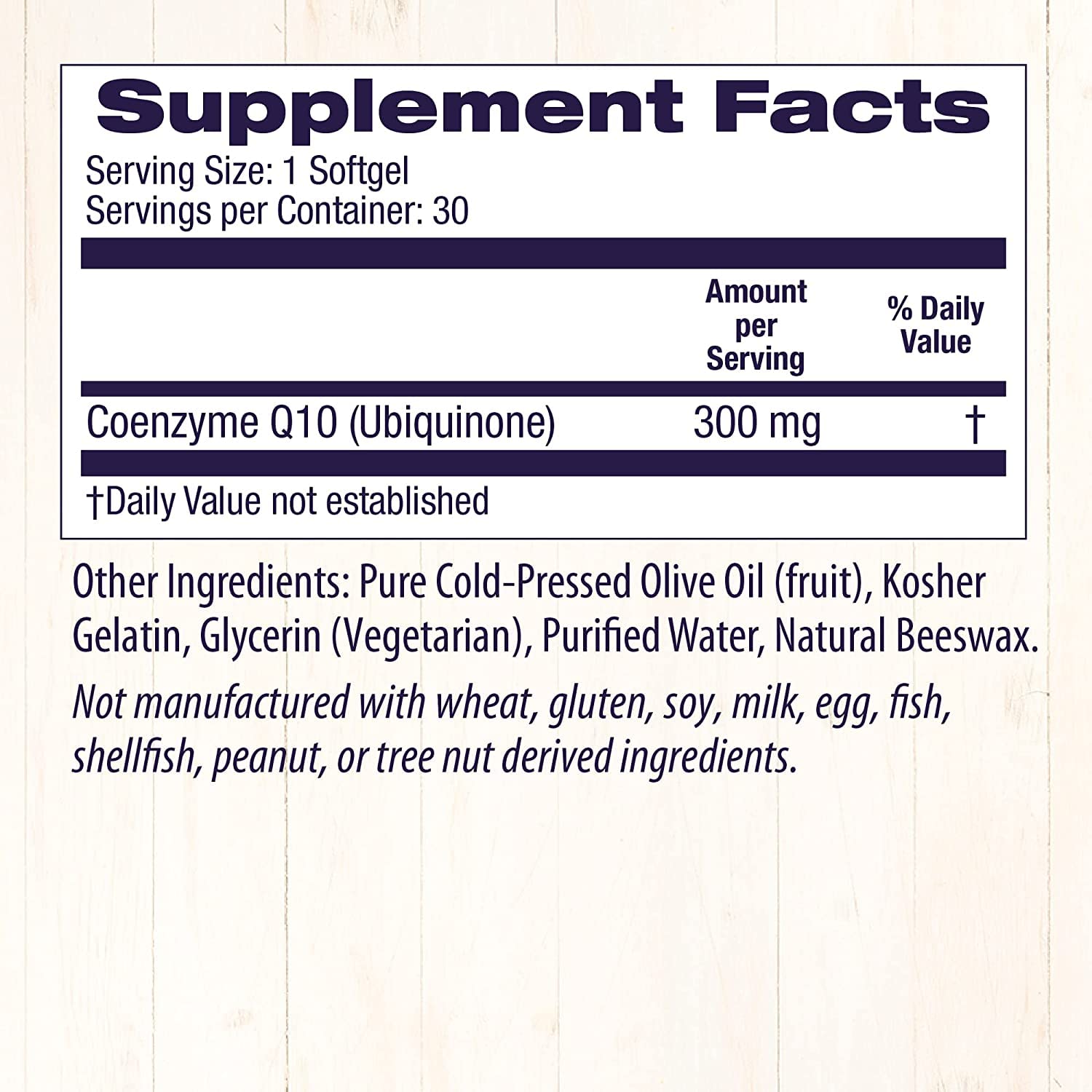 Healthy Origins CoQ10 (Kaneka Q10), 300 mg - Heart Health & Energy Supplement - Gluten