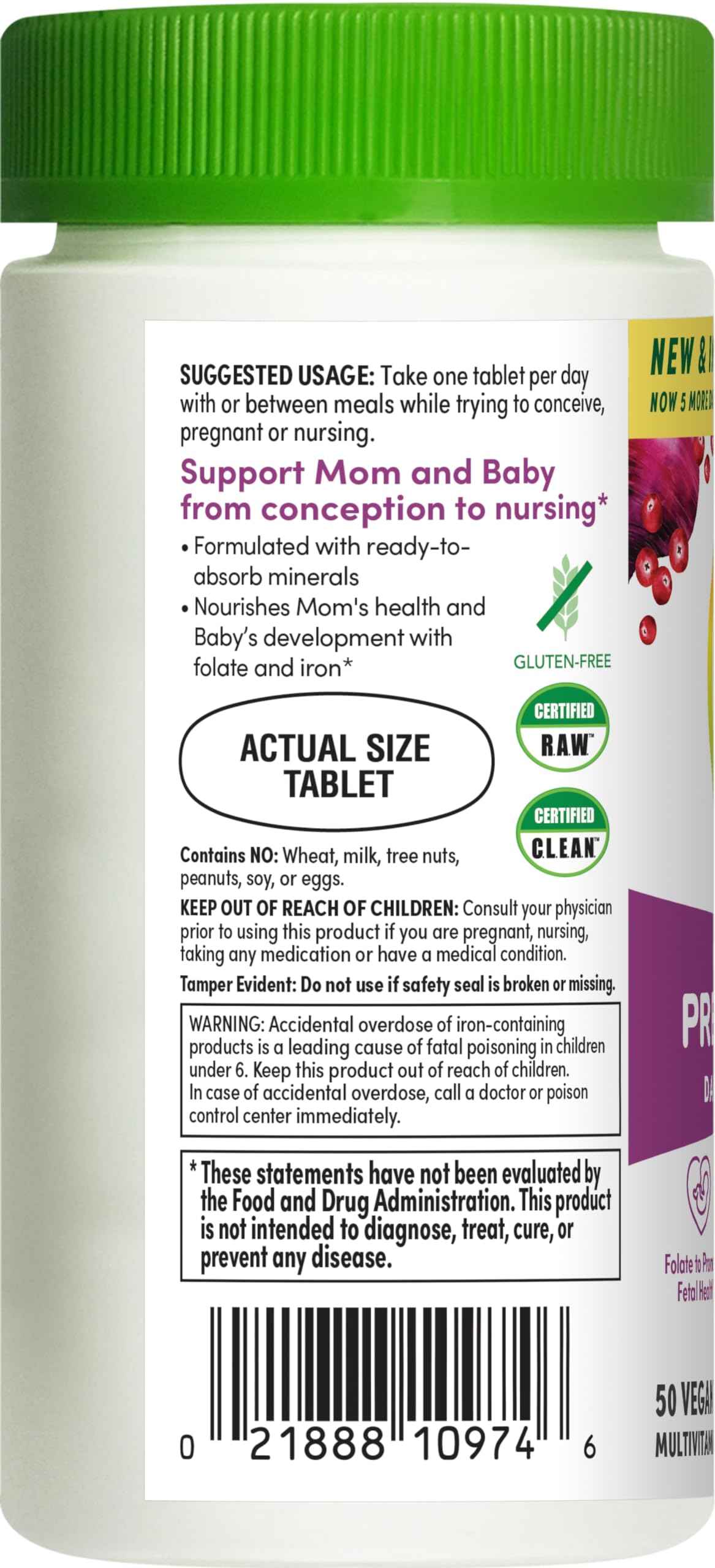 Rainbow Light Prenatal One Multi, 50 Tablets