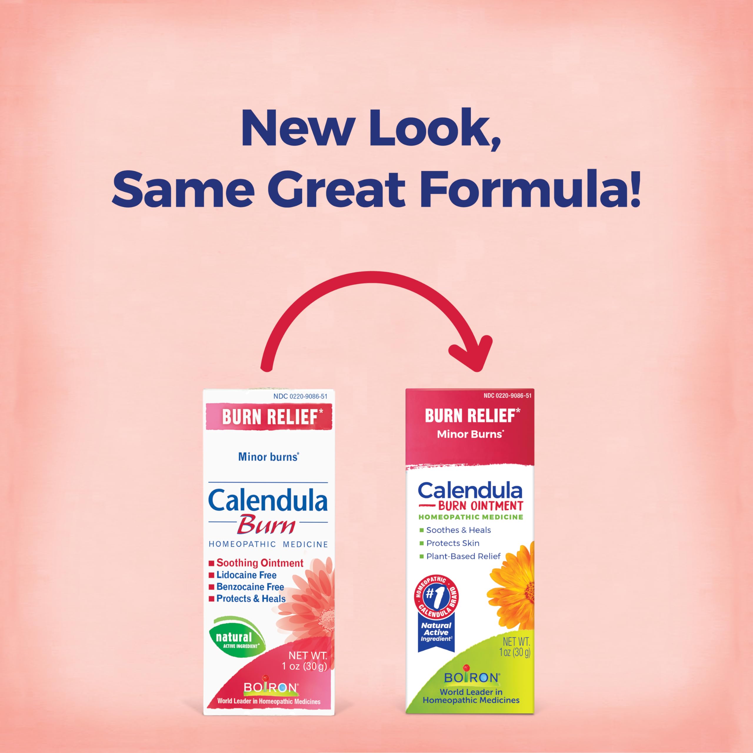 Boiron Calendula Burn Ointment for Relief from Minor Burns from Cooking, Friction, or Sunburns - 1 oz