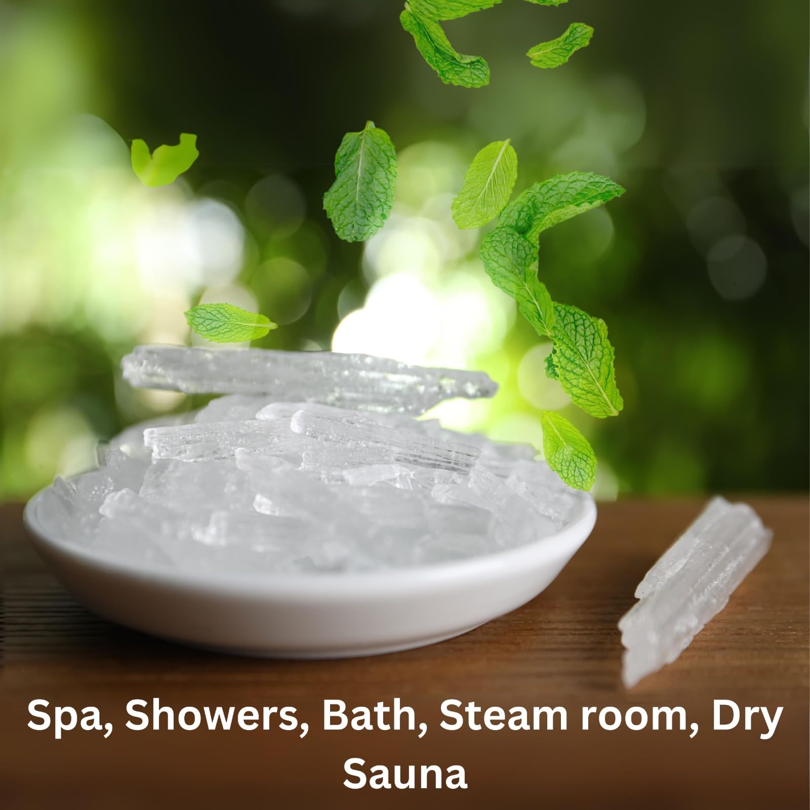 ZAVBE 1LB Menthol Crystal Mentha Arvensis Pure Natural in Resealable Bag USP Food Grade