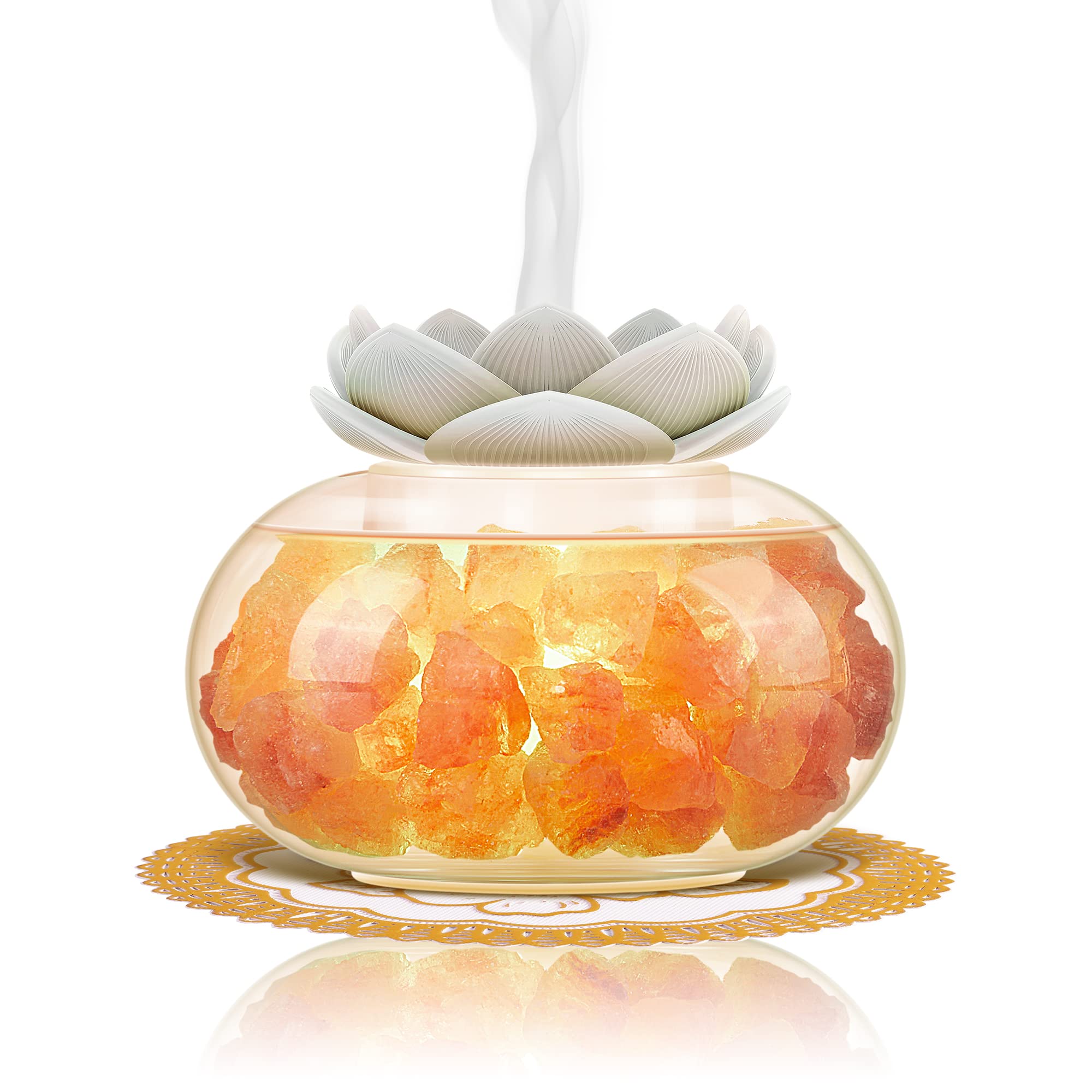 Essential Oil Diffusers Aromatherapy Diffuser: YeeQue Salt Lamp Diffuser for Home Bedroom Office