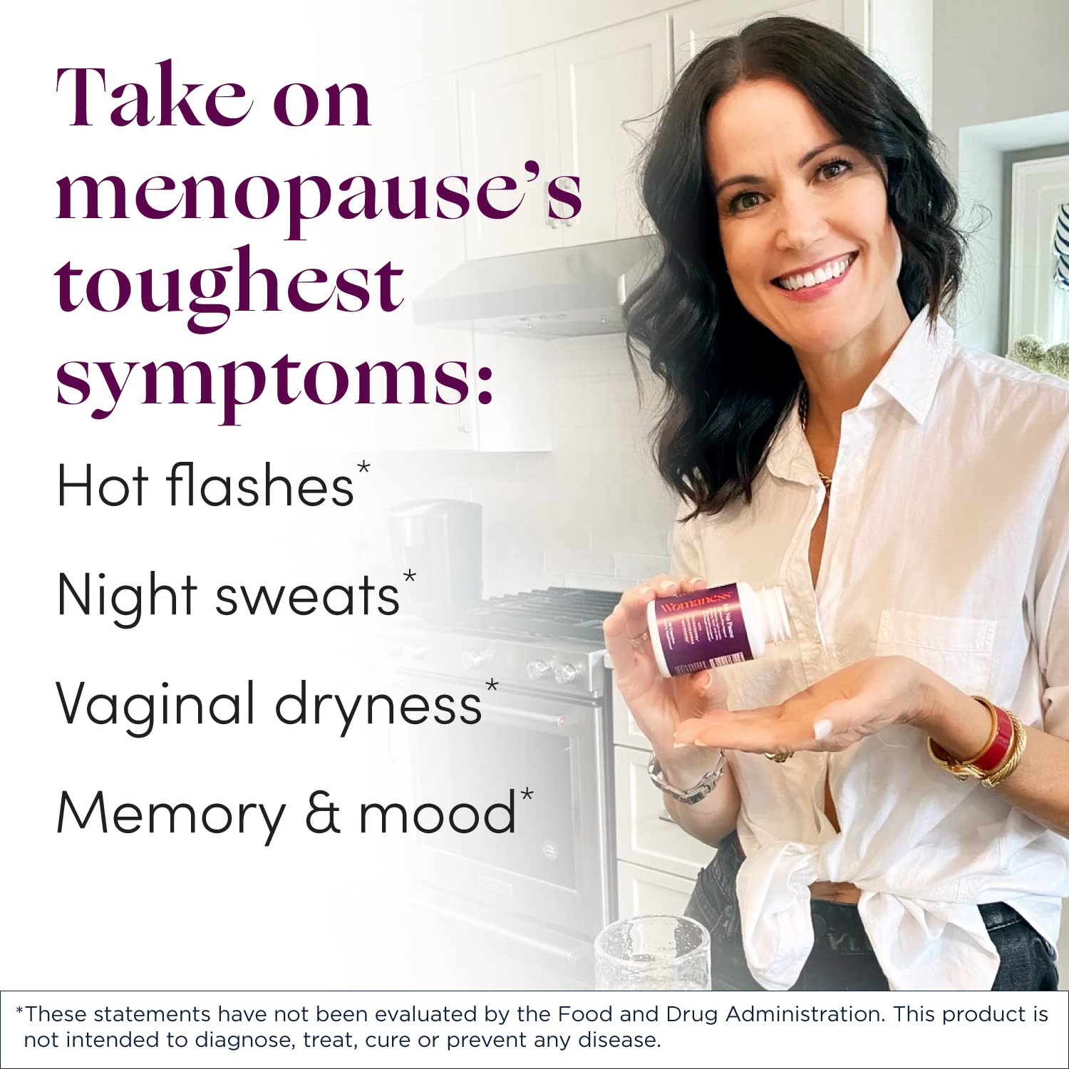 Womaness Menopause Supplements for Women - Menopause Relief for Hot Flashes & Night Sweats