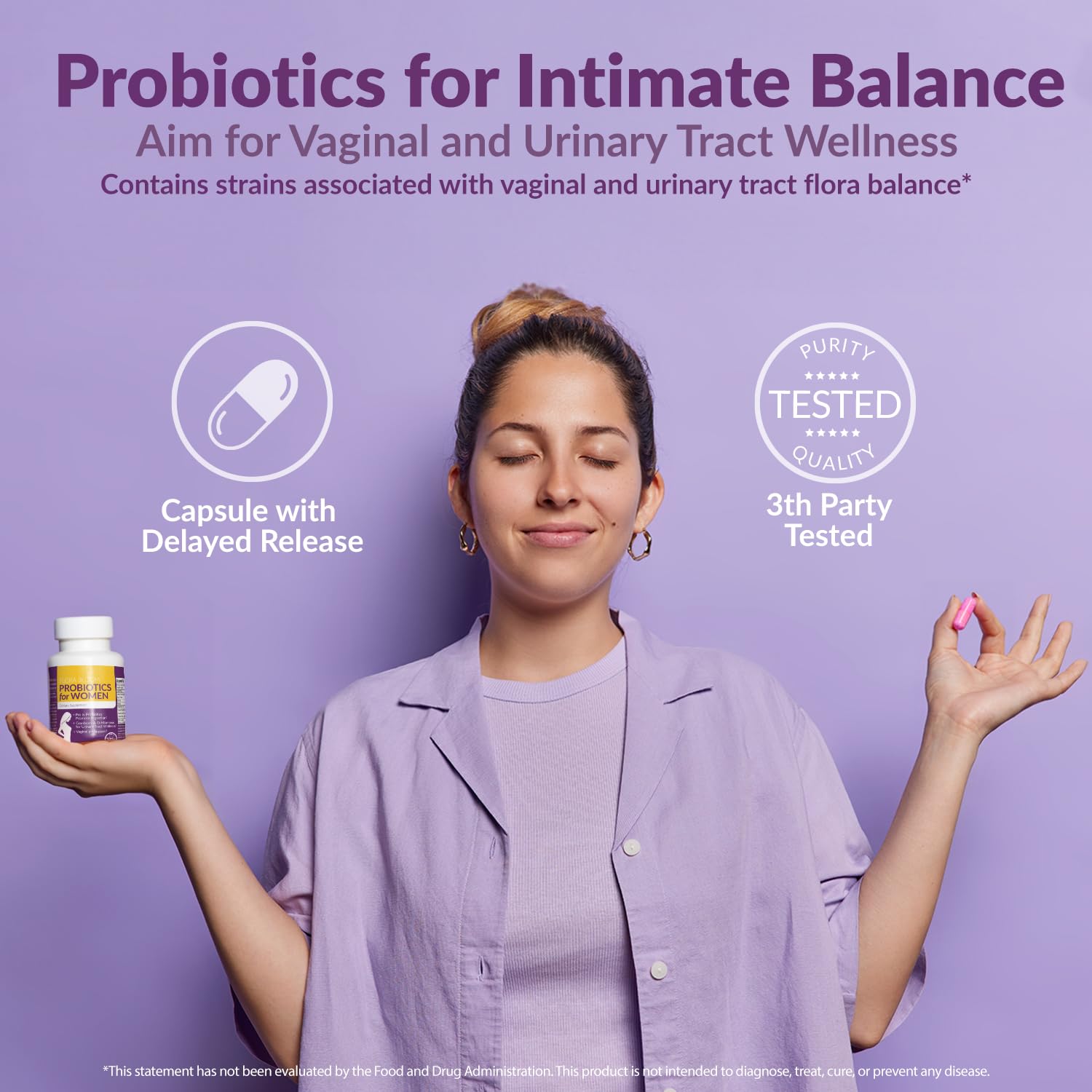 Probiotics for Women- 3 Pack(180 Capsules) - Ultimate Flora Bloom Probiotic Supplement for Women