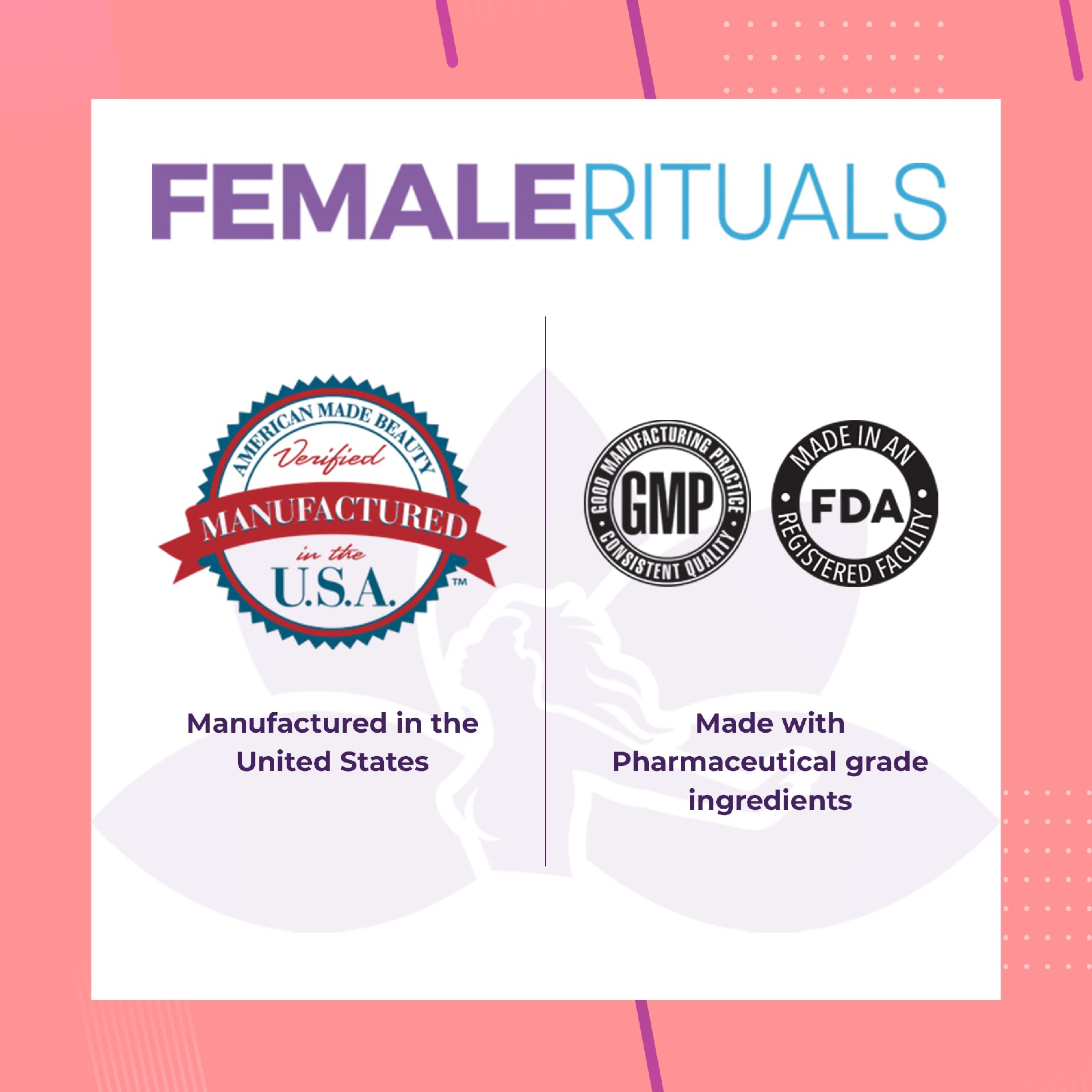 FEMALE RITUALS Boric Acid Suppositories for Women 600mg 30 Pack - Odor & Yeast Solution Boric Acid