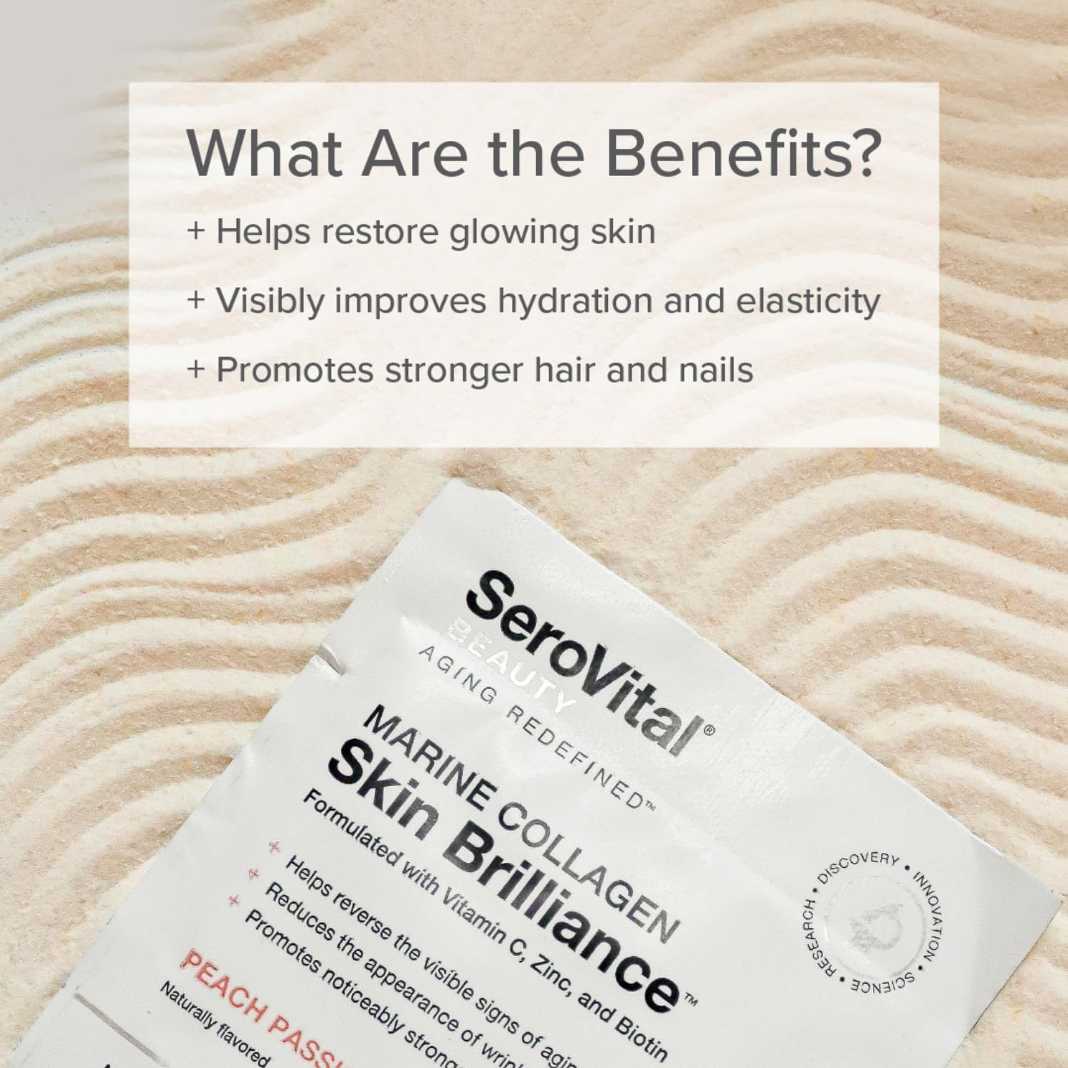 Serovital Skin Brilliance Marine Collagen – Hydrolyzed Marine Collagen Peptides