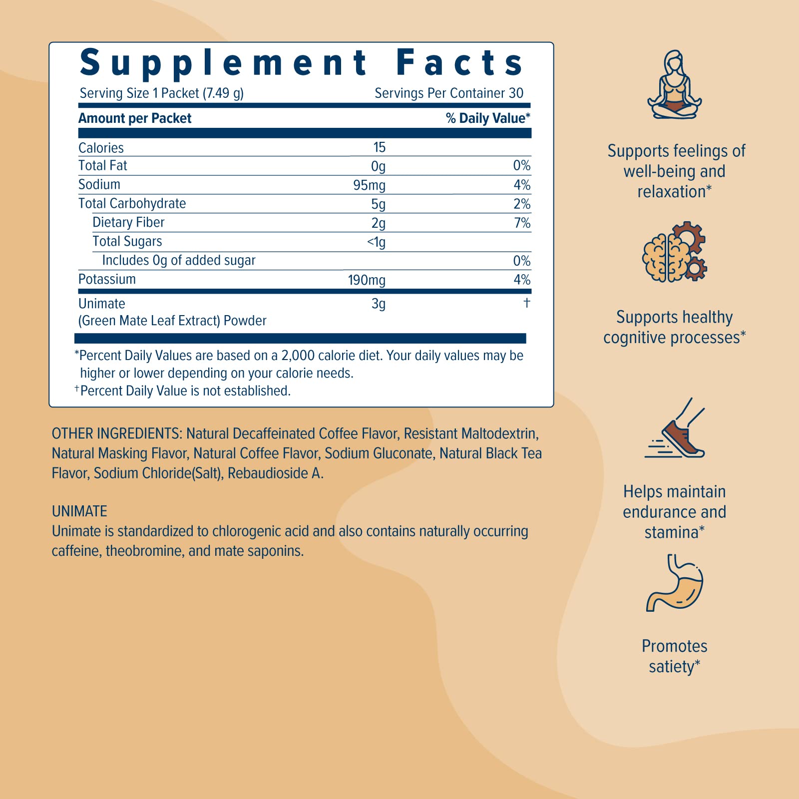 Unicity UNIMATE Black - Great Tasting - 30 Pack