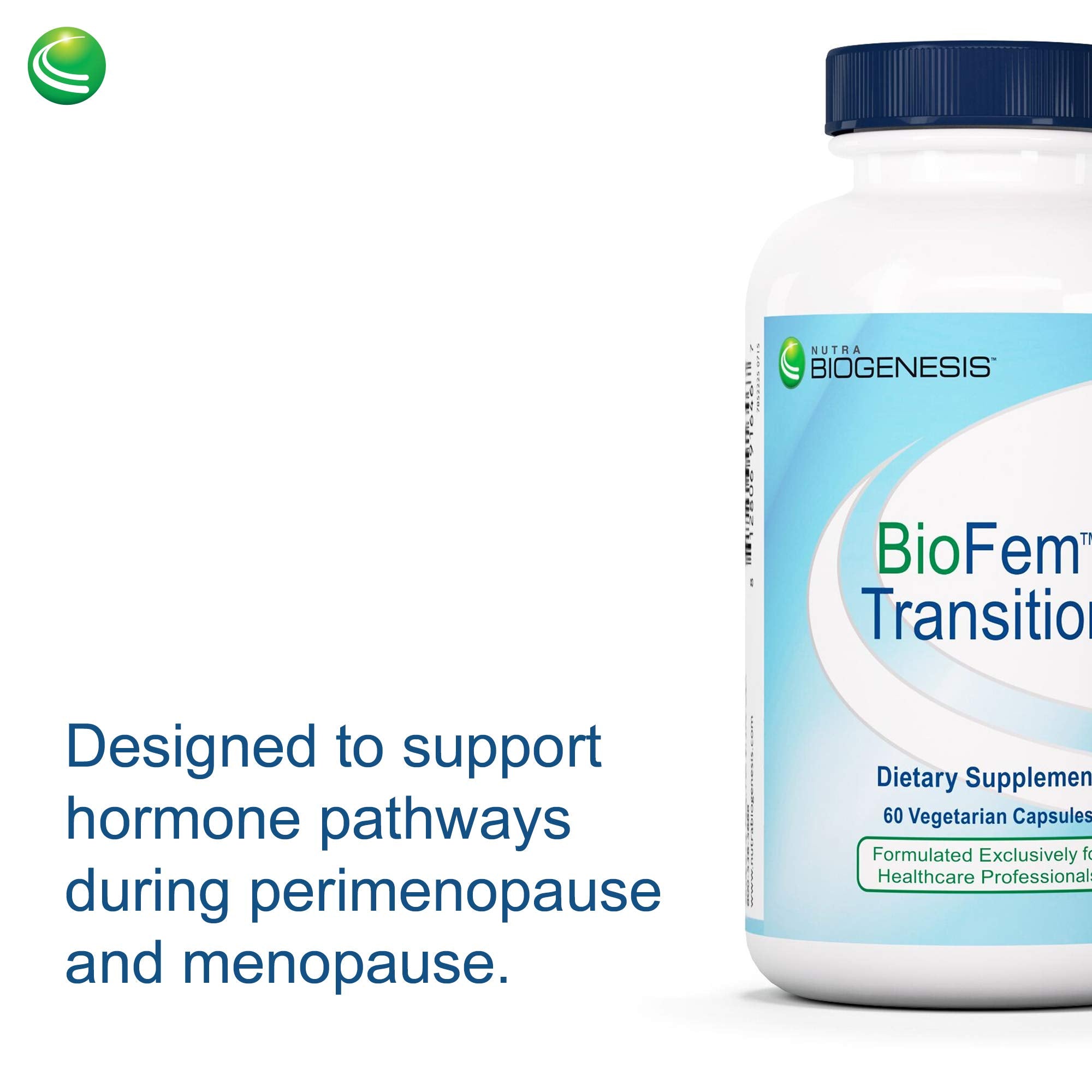 Nutra BioGenesis - BioFem Transition - DHEA, Pregnenolone, Wild Yam, and Dong Quai for Menopause