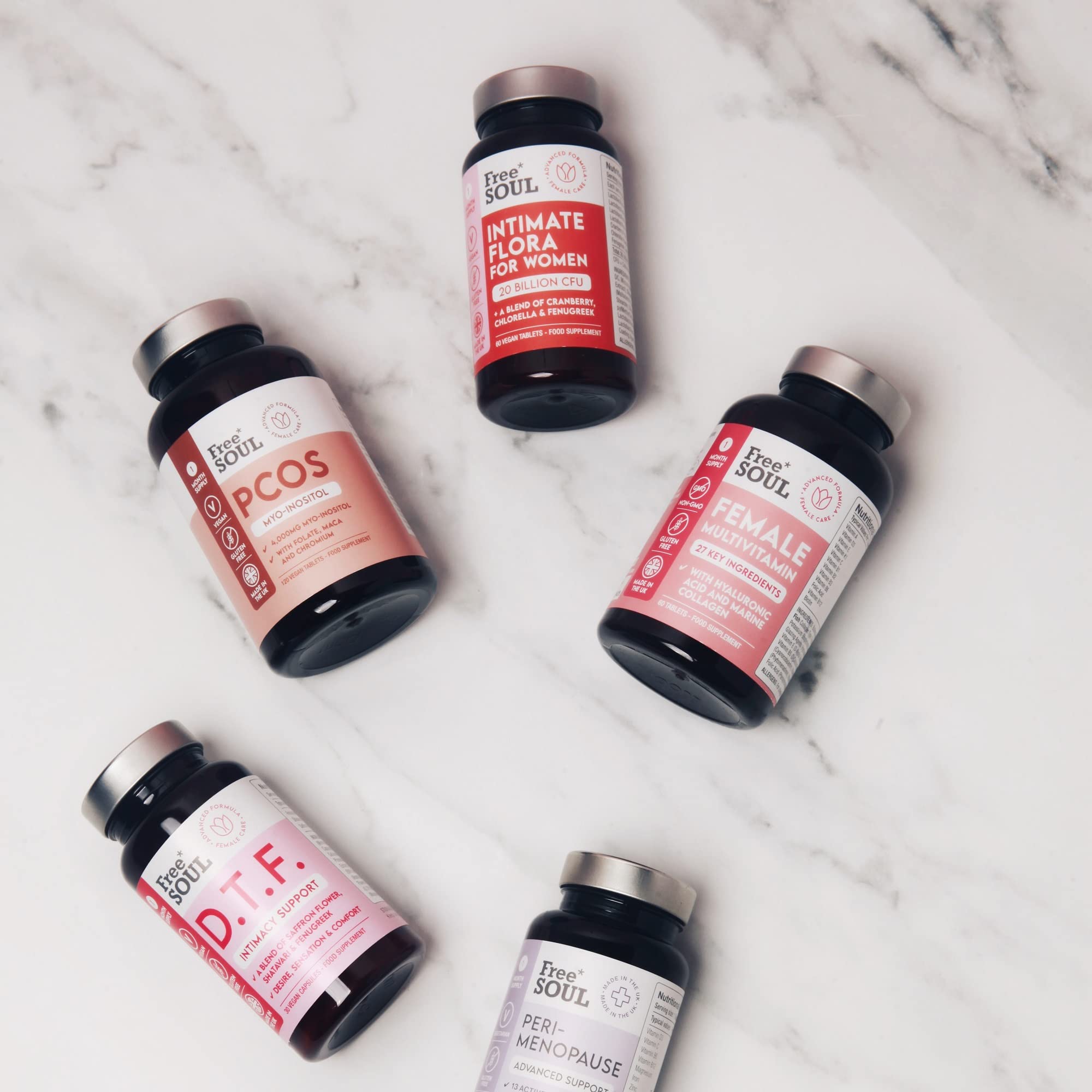 Free Soul Myo-Inositol Ultra Supplement with 4,000mg Myo-Inositol, 200ug Folate, 100ug