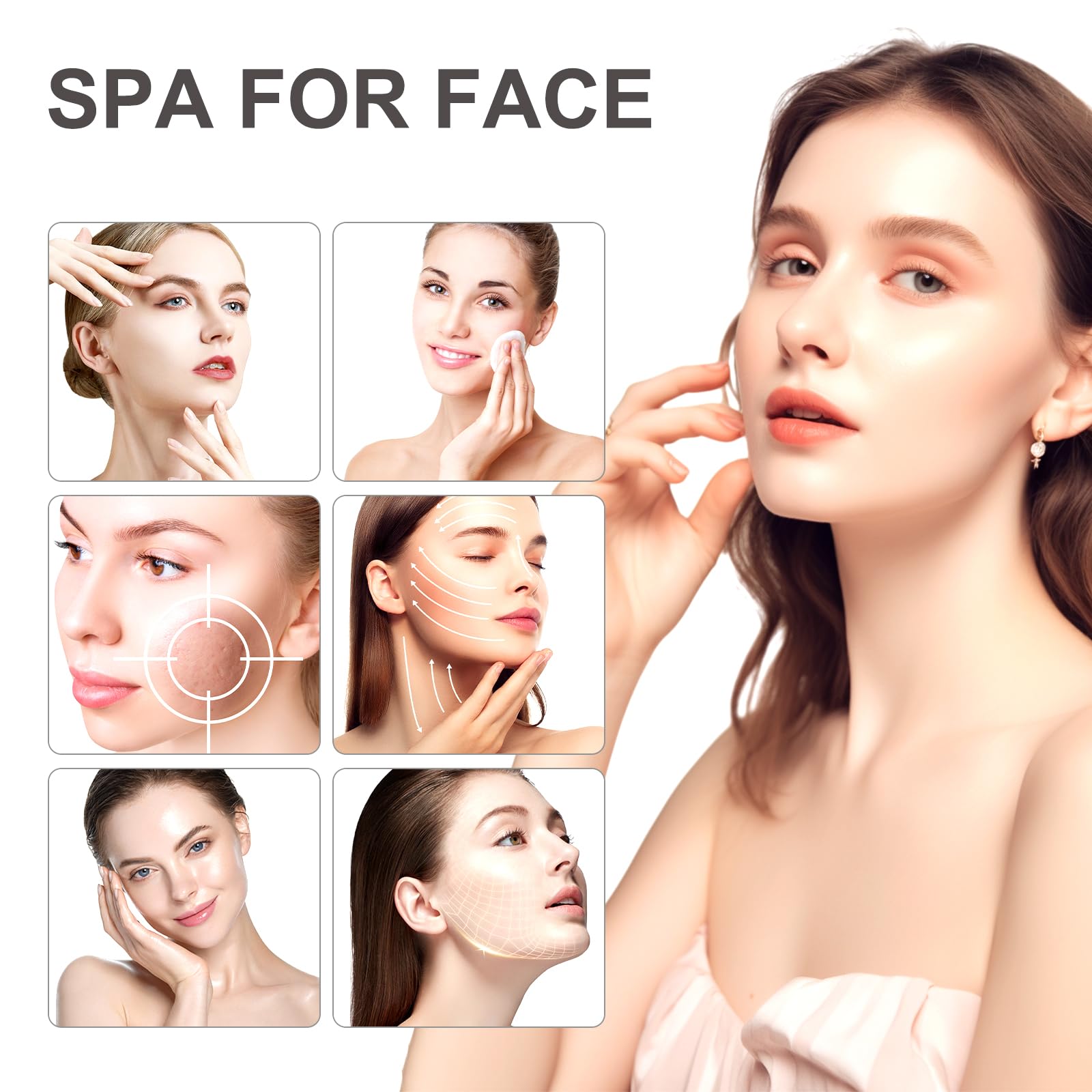 Red Light Lamp with Base, 660nm Red Light & 850nm Near Infrared Red Light Lamp with Timer