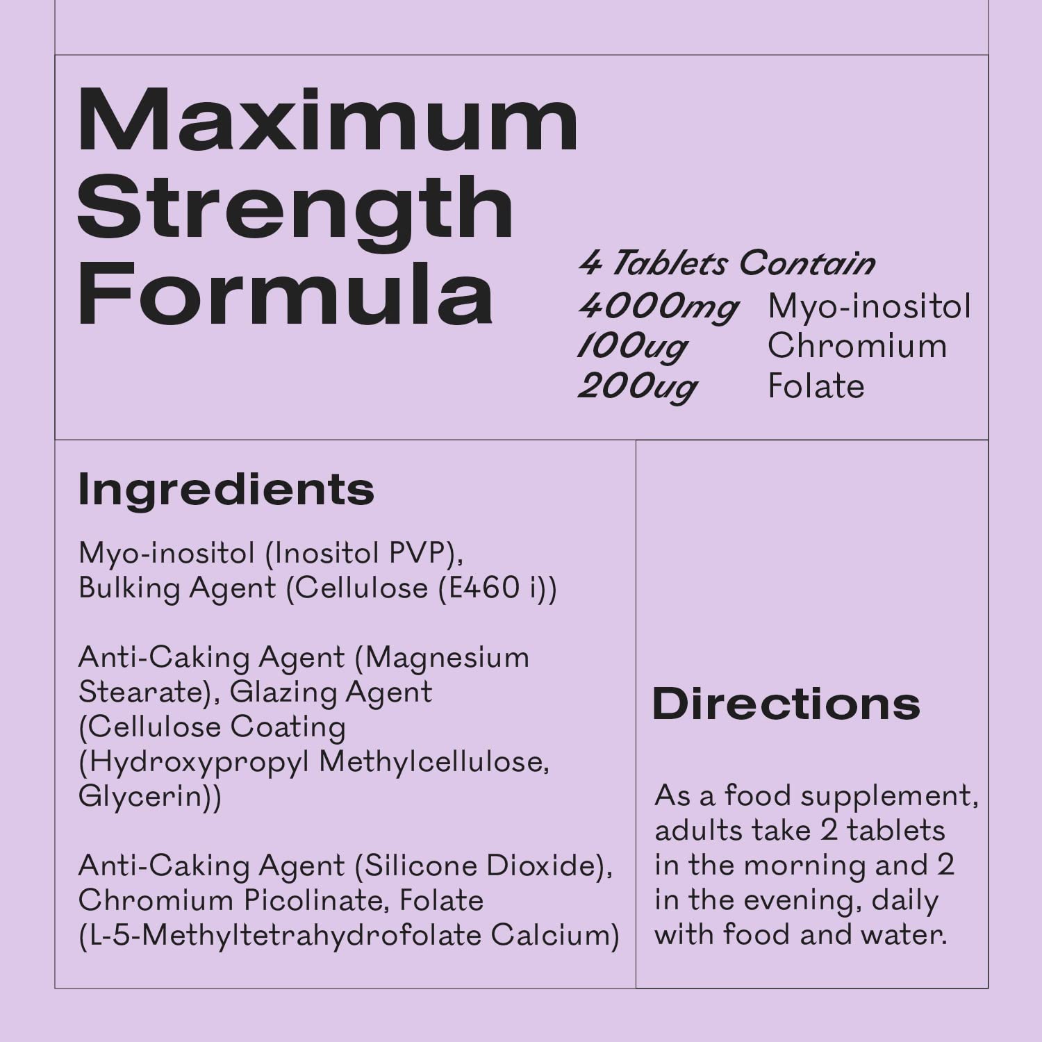 3 Pack of MyOva Myoplus - Natural Female Support Supplement for PCOS - 4000mg Myo