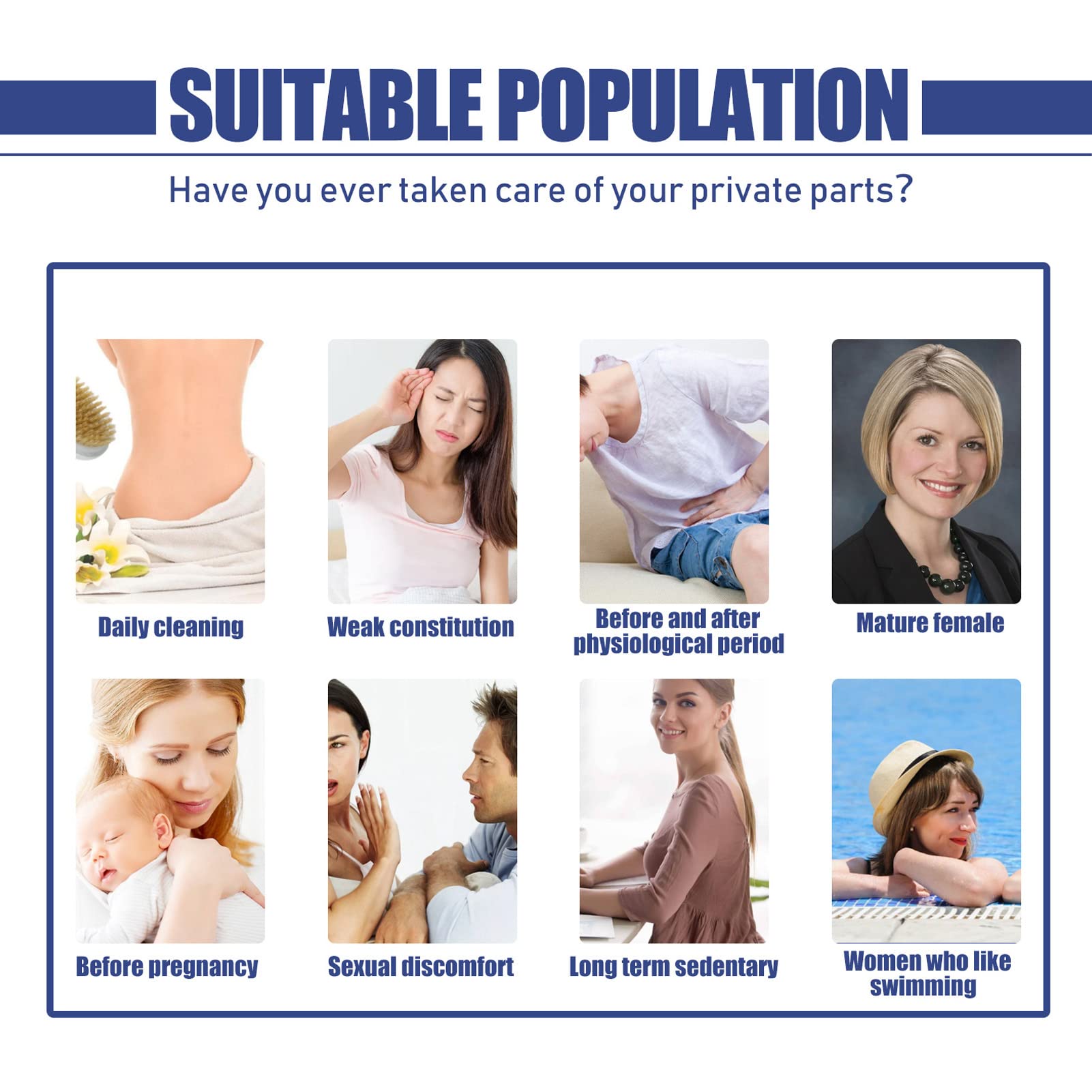 Women Private Part Cleanser,2pcs 20ml Women Private Part Care Liquid Odor Removal Balance PH