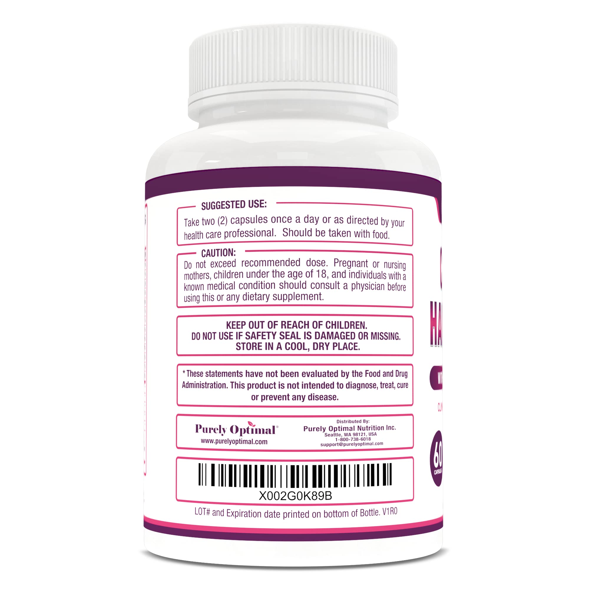 Premium Hair Growth for Women & Men - Hair Growth Vitamins w/ Biotin & Keratin