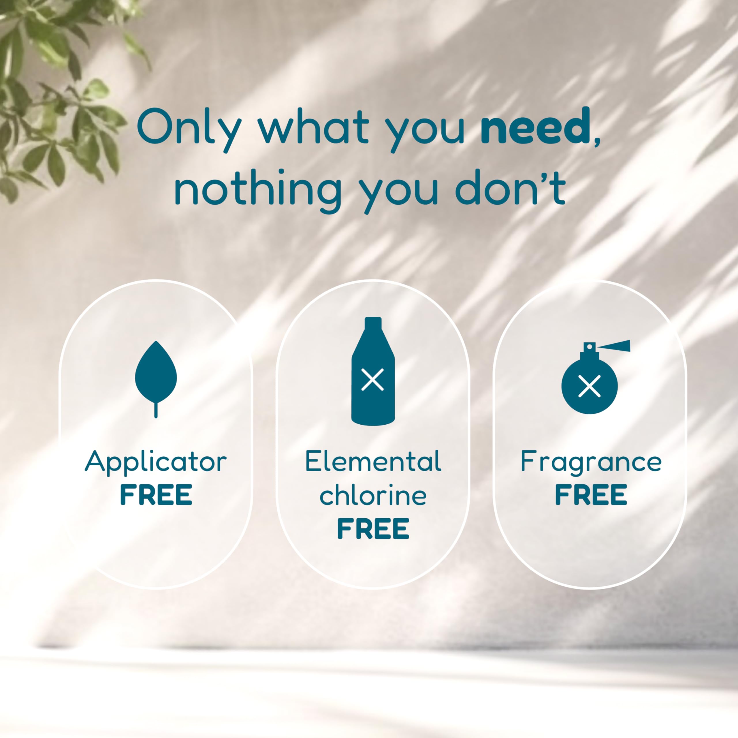 o.b. Tampons | Non-Applicator Tampon, Unscented | Super Tampon, 40ct