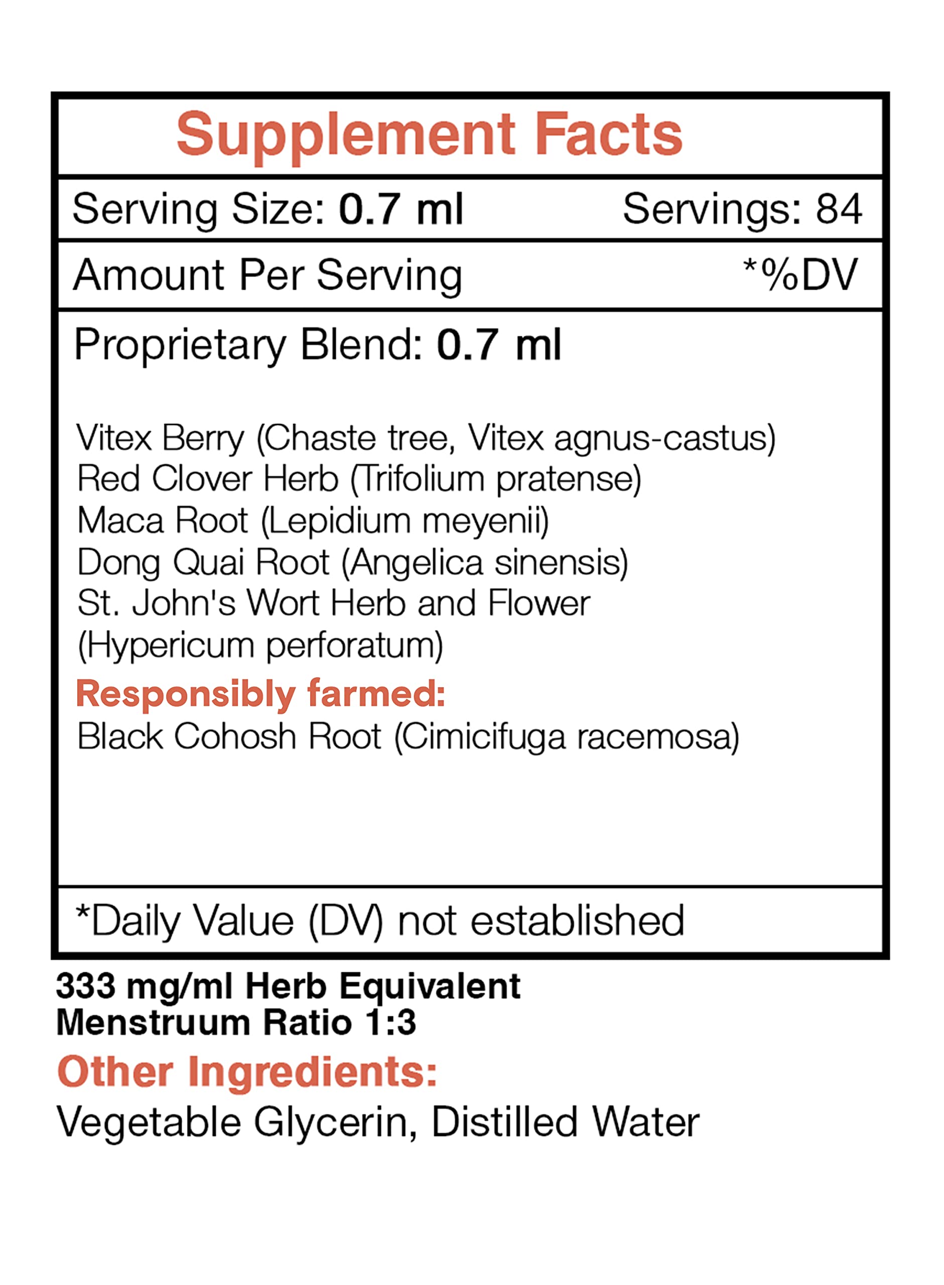 Secrets of the Tribe - Menopause Secret, Herbal Supplement Blend Drops Alcohol-Free Liquid Extract