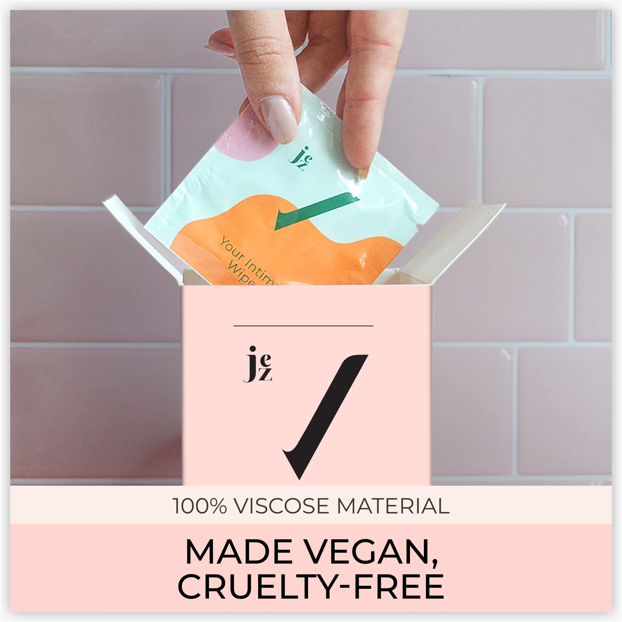 Jez Your Intima Wipes 30-Pack - Women's Feminine Care, Hygiene Products On the Go