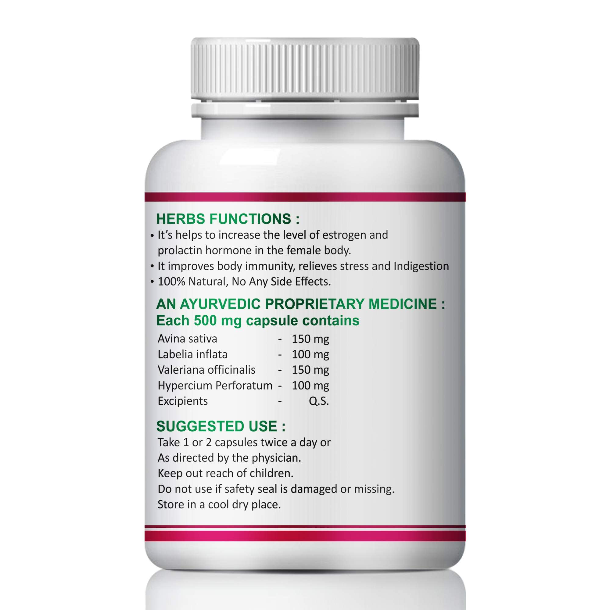 Riffway BW Breast Enlargement 60 Capsule for Breast Firming and Lifting for Sagging Breasts