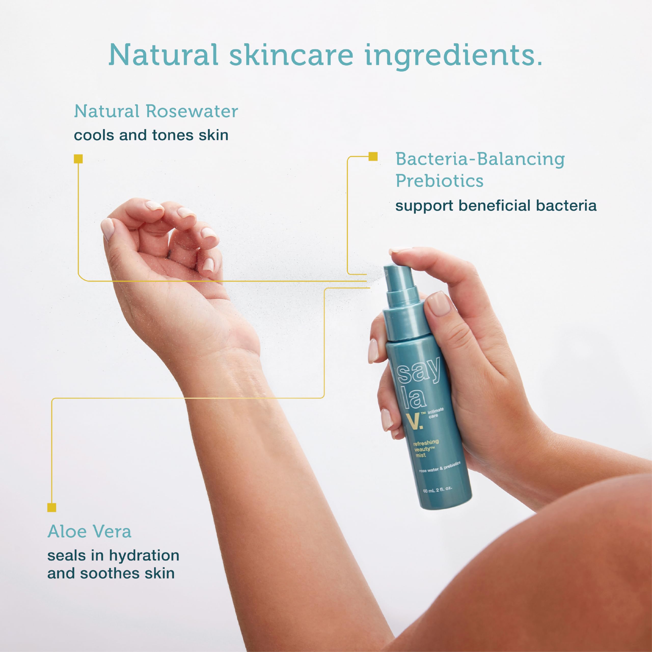 say la V. Refreshing Veauty Mist, pH Balanced, Feminine Hygiene Spray to Neutralize Vulva Odor