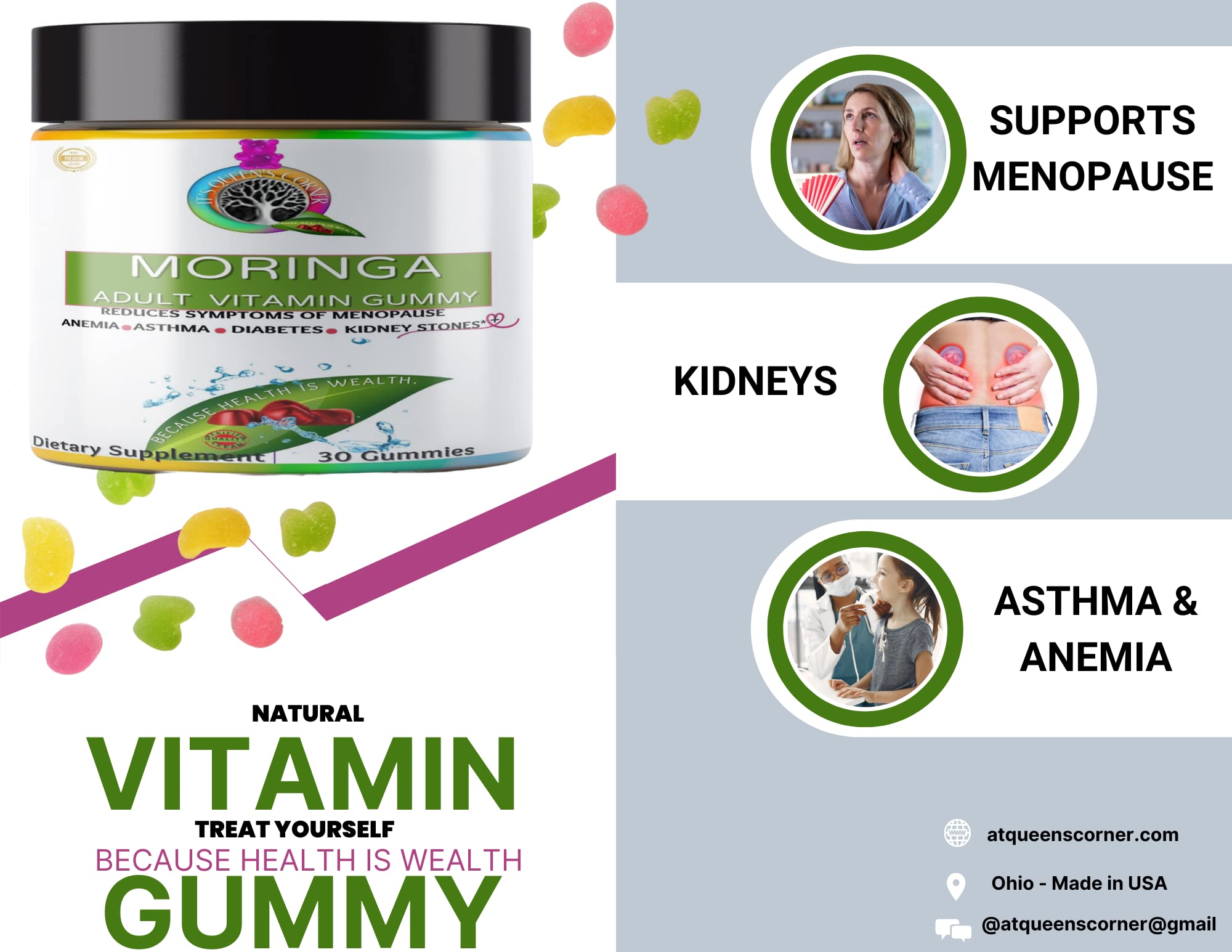 Moringa- Adult Supplement Gummy