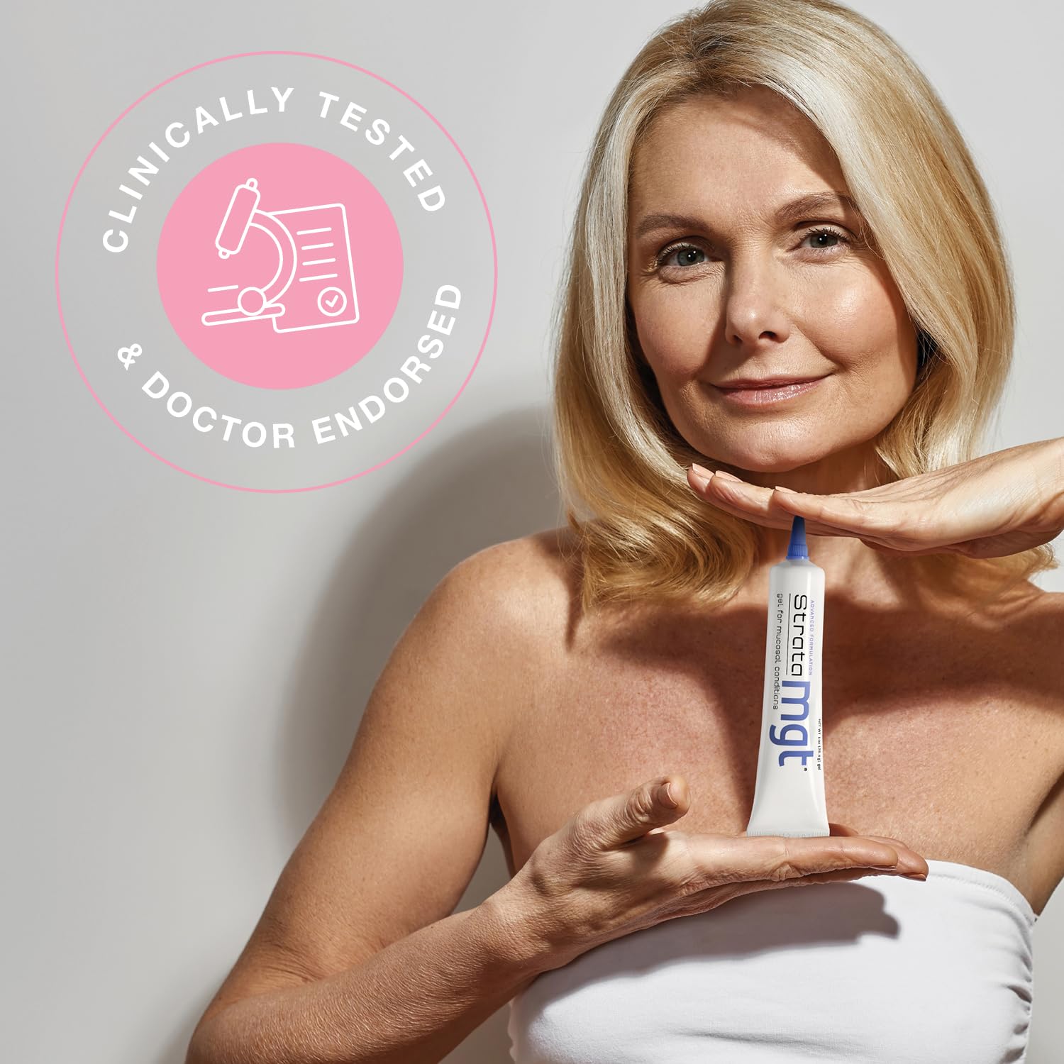 StrataMGT Vaginal Moisturizer - Non-Hormonal & Non-Steroidal- Post Menopause Support