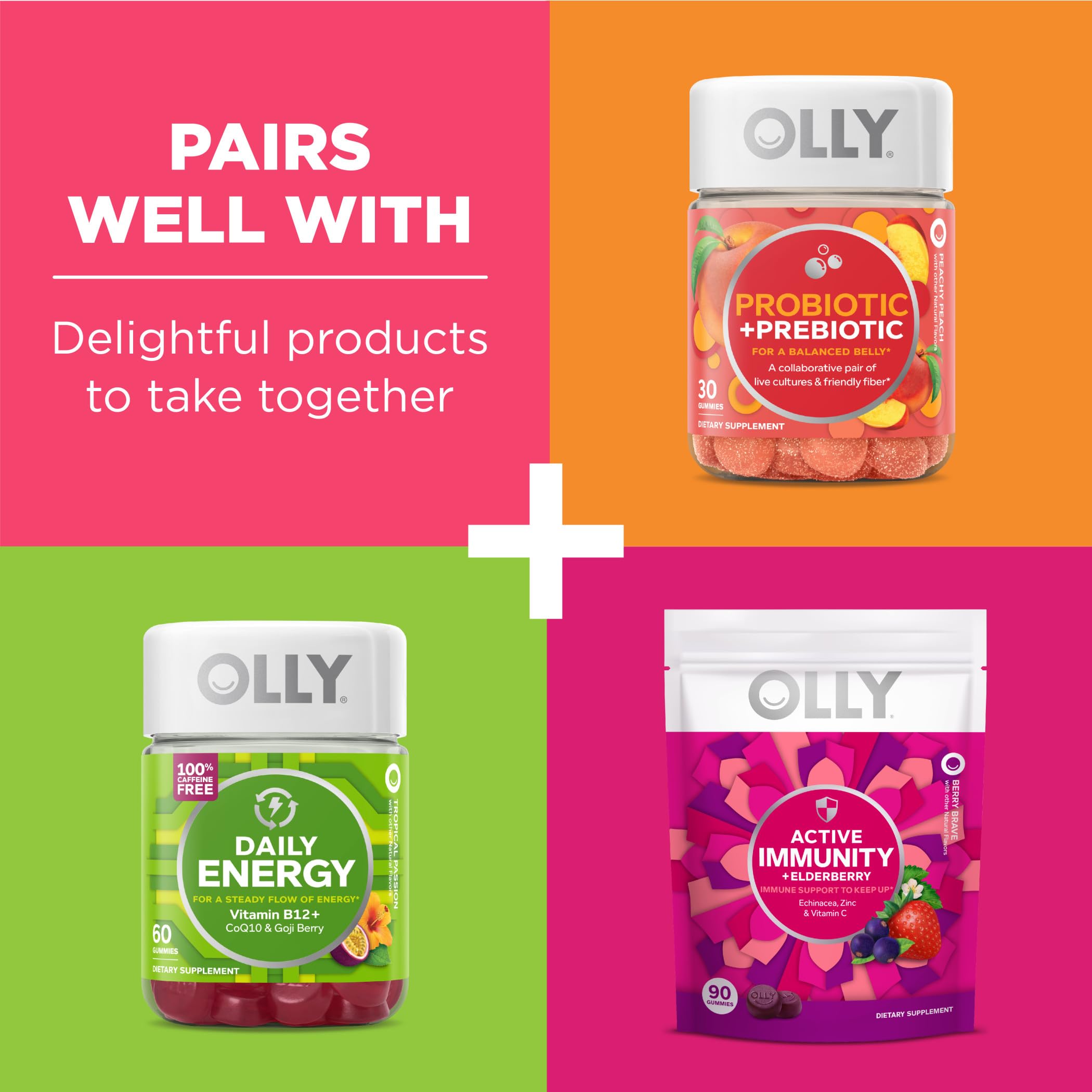 Olly The Essential Prenatal Gummy Multivitamin, 30 Day Supply