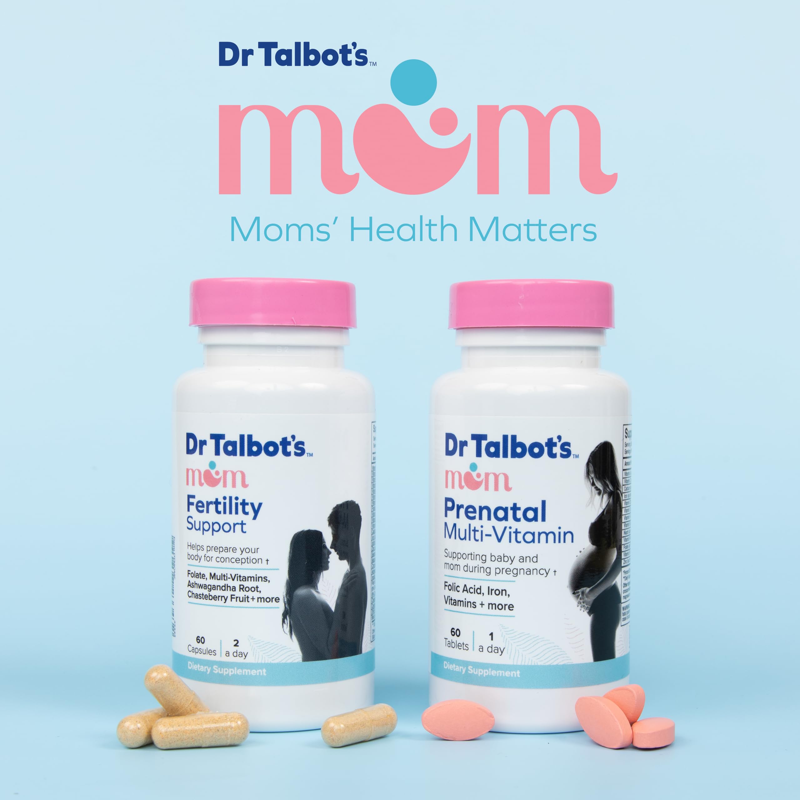 Dr. Talbot's Mom Fertility Support Multi-Vitamins, Aids Ovulation and Helps Prepare Body