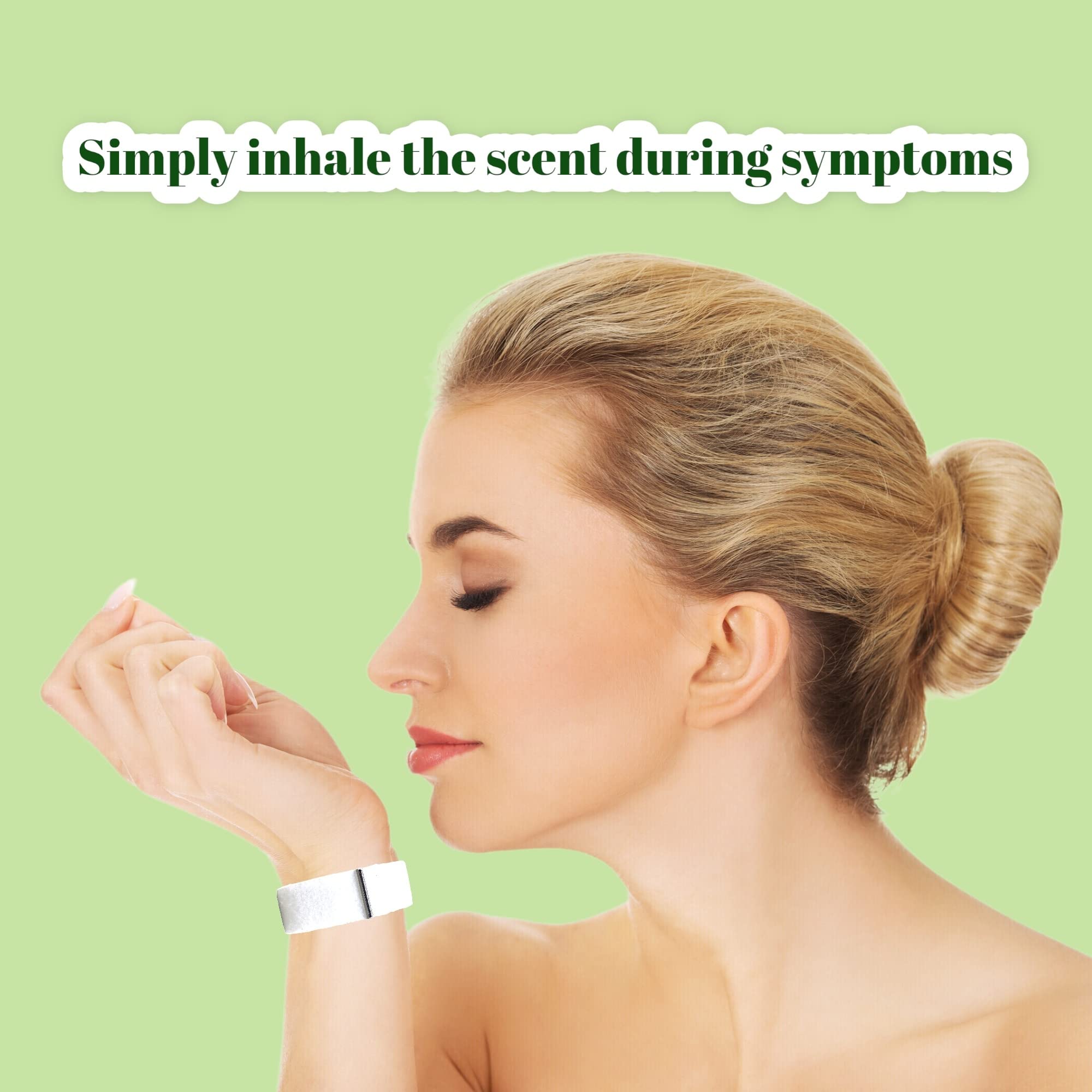 Menopause Multi Symptom Relief Bracelet-Clary Sage Scented Adjustable Acupressure Band- Reduces Hot