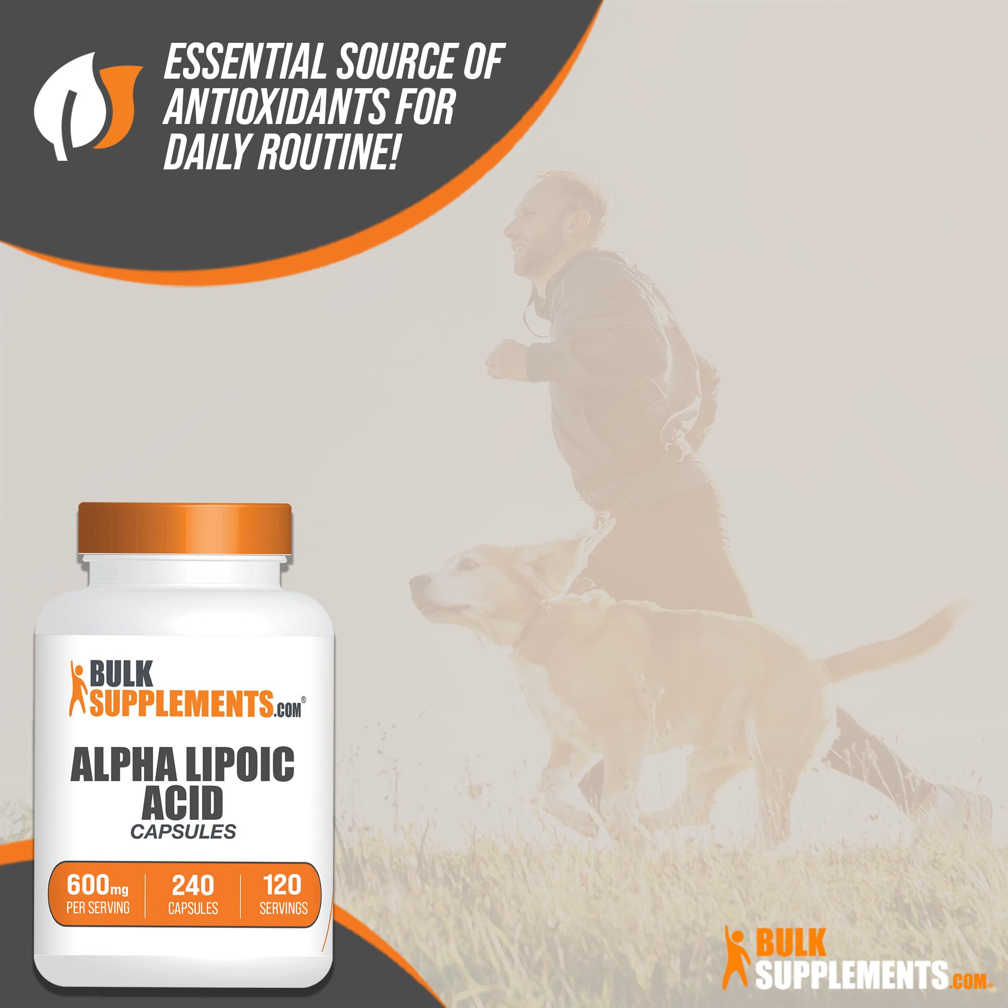 BULKSUPPLEMENTS.COM Alpha Lipoic Acid Capsules - ALA Supplement, Alpha Lipoic