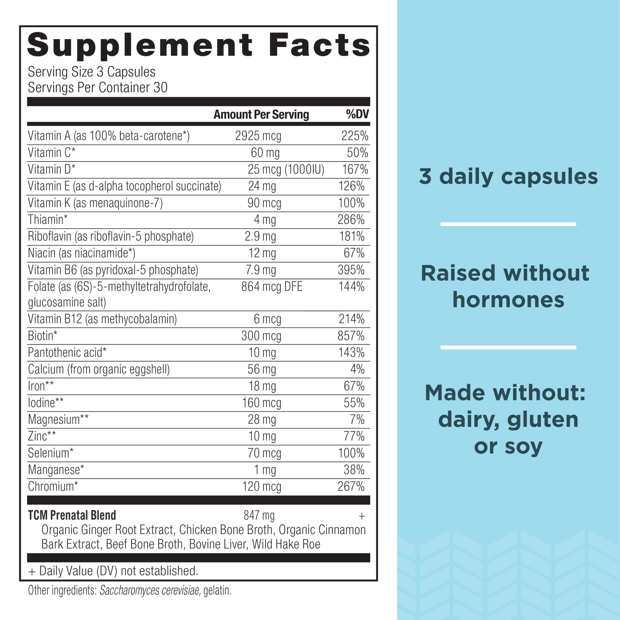 Ancient Nutrition Prenatal Vitamins, Multivitamin for Women with Vitamin C, B12, Magnesium and Folate