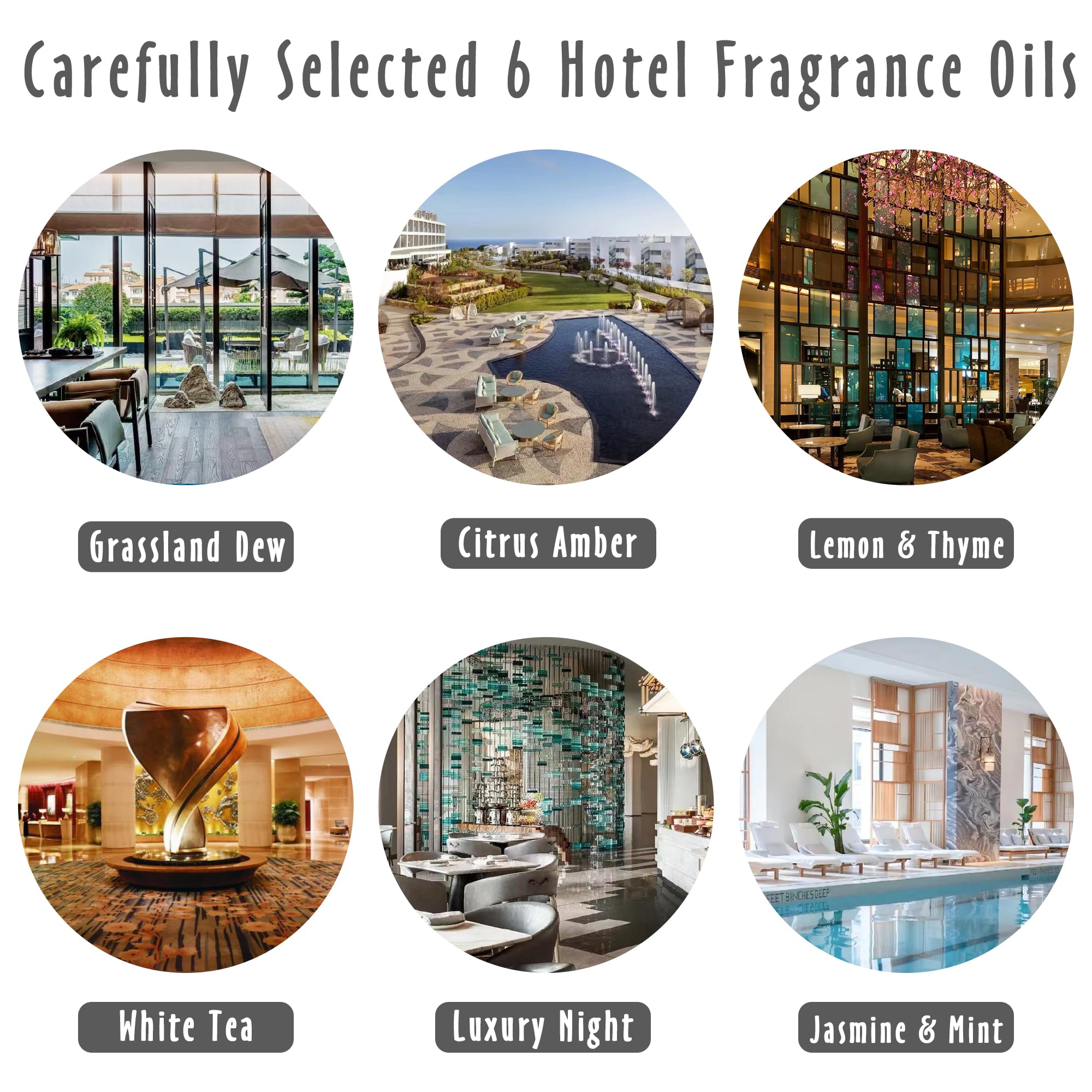 Fragrance Oils, MitFlor Hotel Collection Diffuser Oil for Home, Soap & Candle Making Scents
