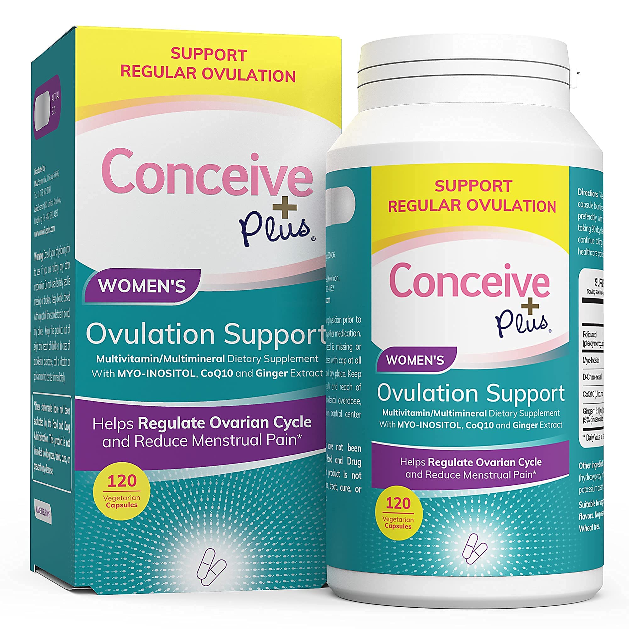 CONCEIVE PLUS Complete Fertility Bundle - Trying To Conceive Couples Kit TTC Fertility Supplements