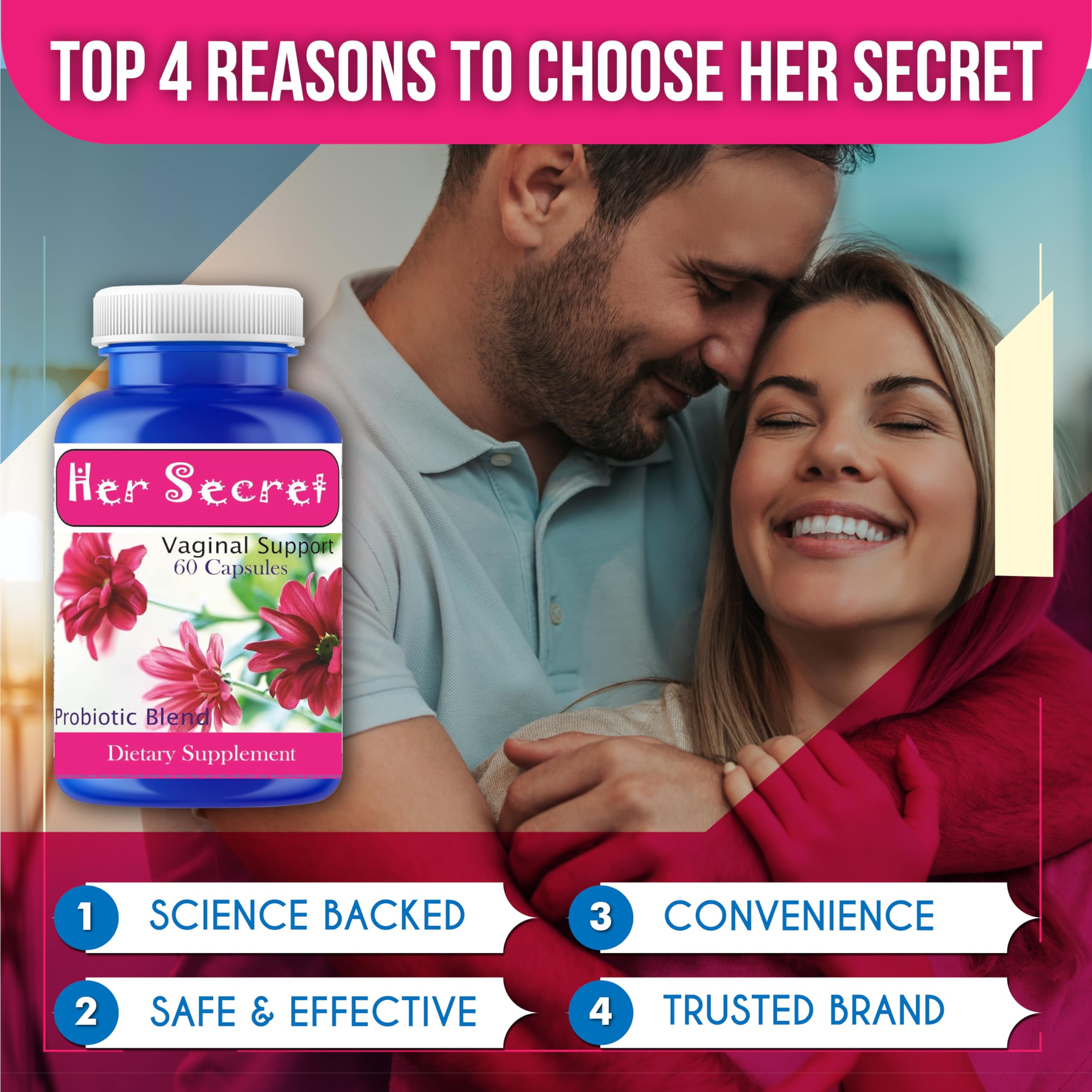 Embarrassed with Femenine Odor? Worried about Female Urinary Odor? Try Femenine Odor Supplement 60 Pills