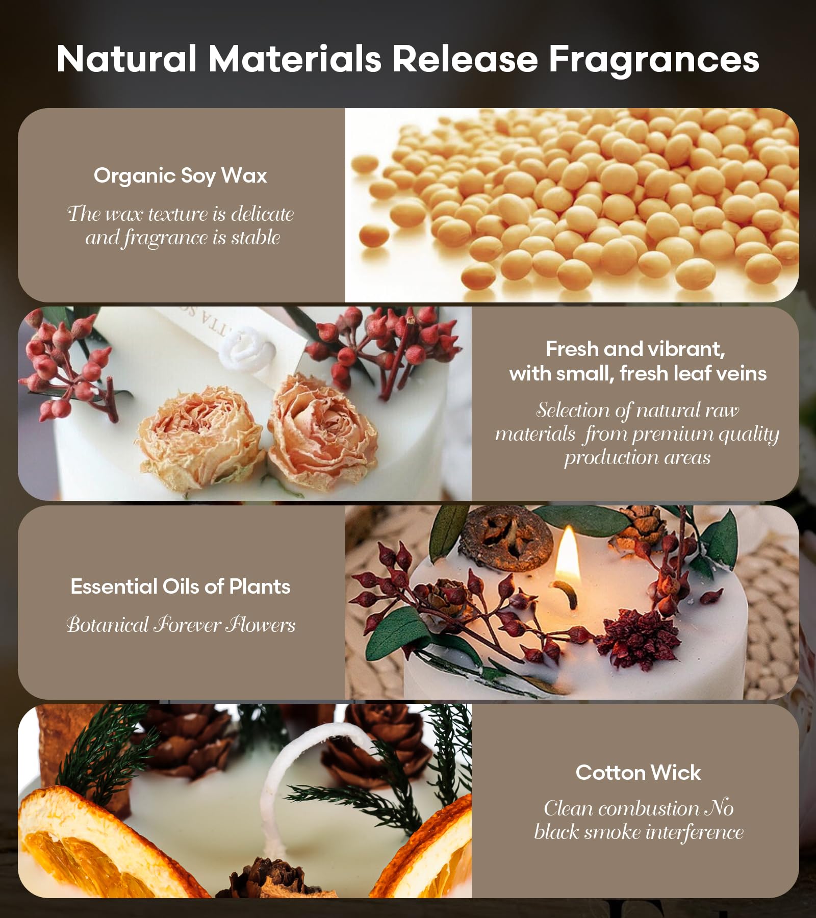 Candles Clearance | Eucalyptus & Orange Aromatherapy Candles | 10 oz Scented Candles