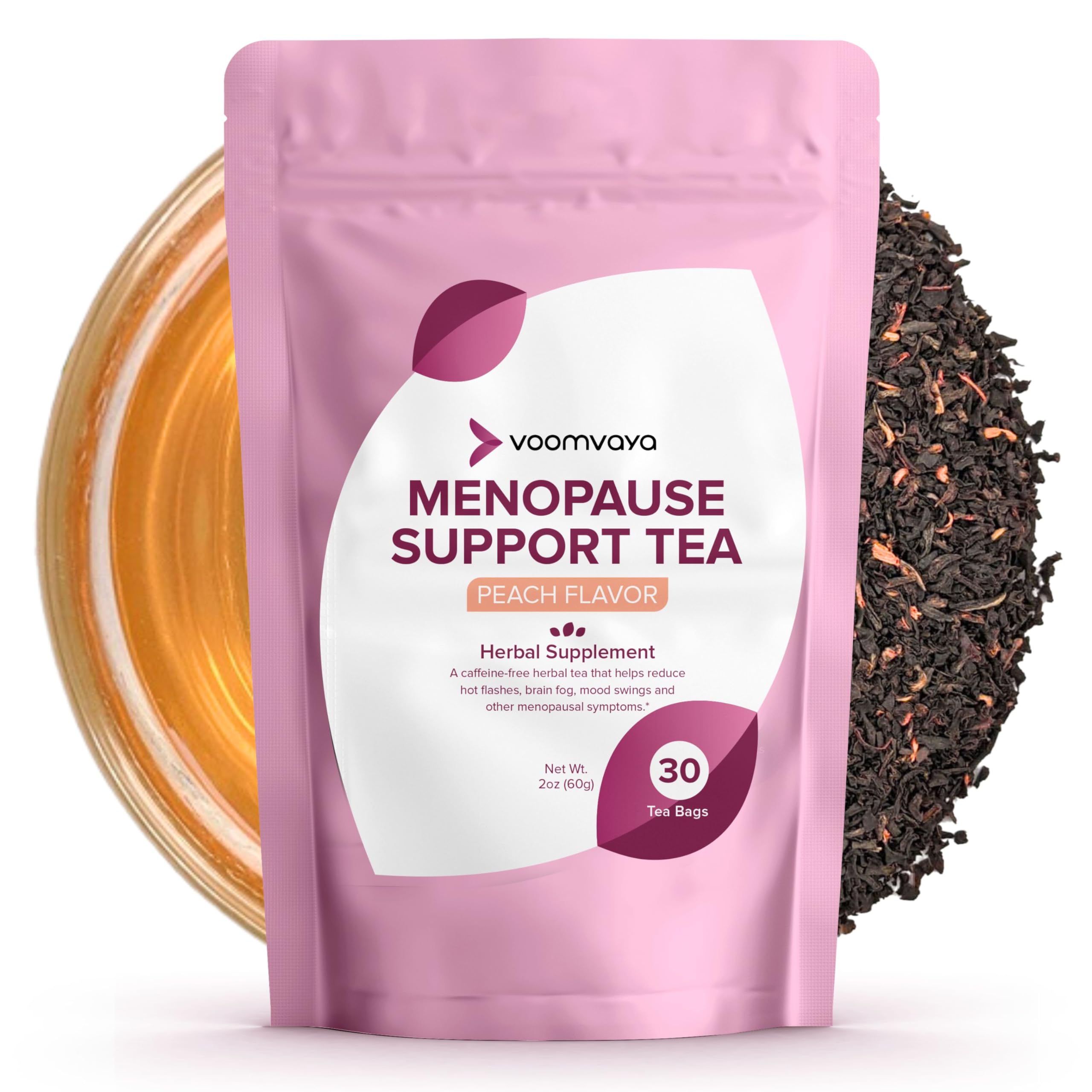 VoomVaya Menopause Support Tea - Natural Menopause Relief For Women