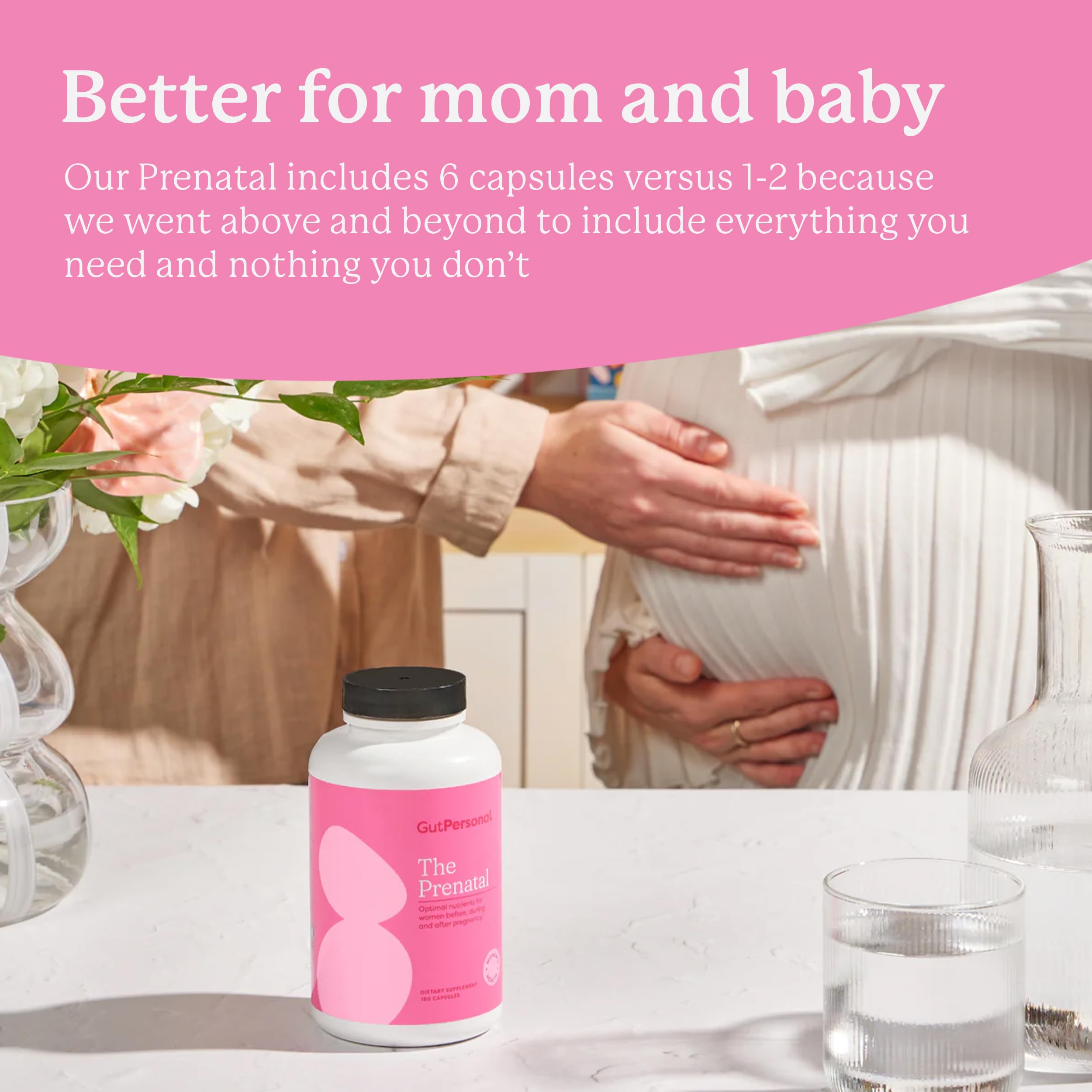 GutPersonal The Prenatal Supplement, Alleviates Morning Sickness and Contains Essential Nutrients