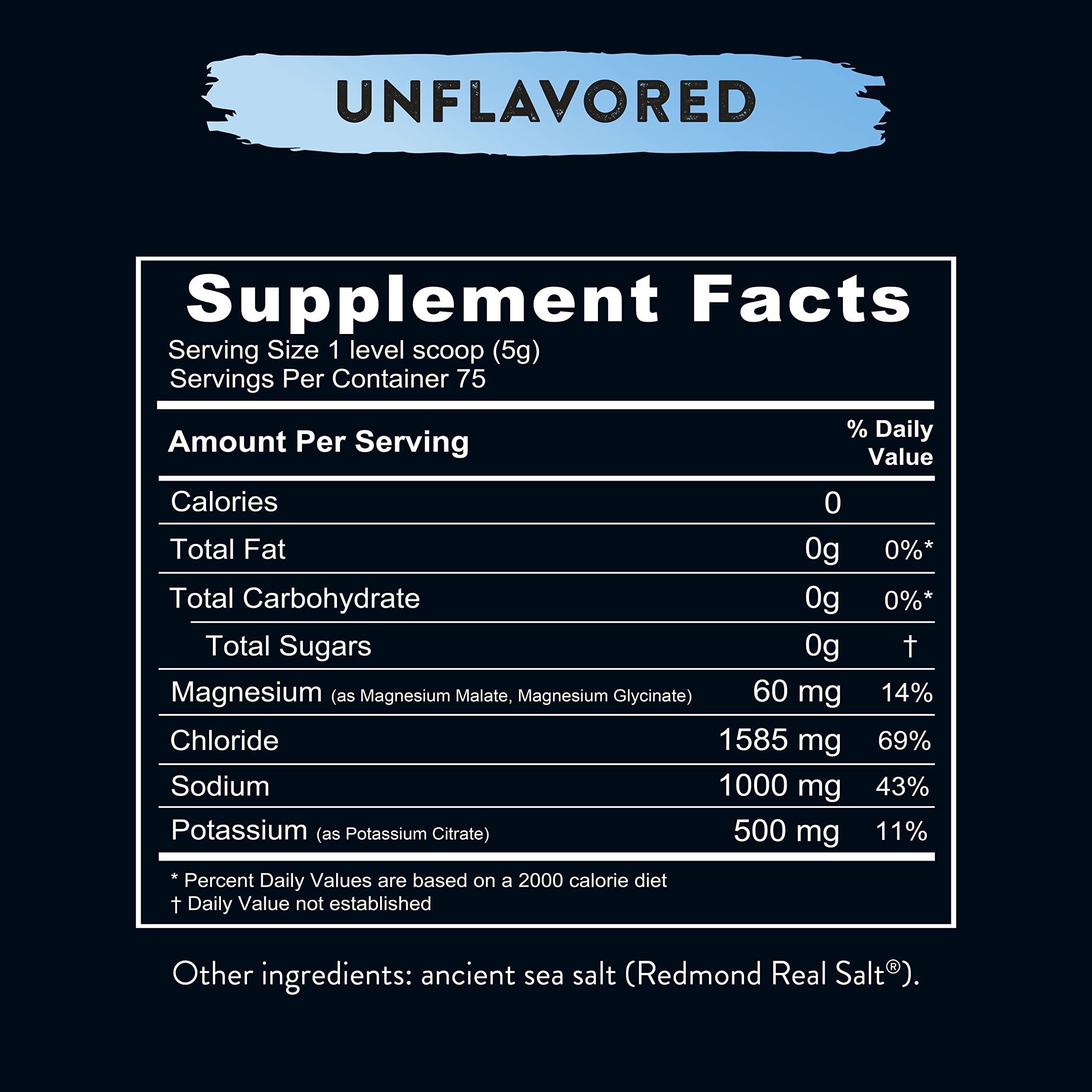 REDMOND Re-Lyte Hydration Electrolyte Mix (Unflavored)