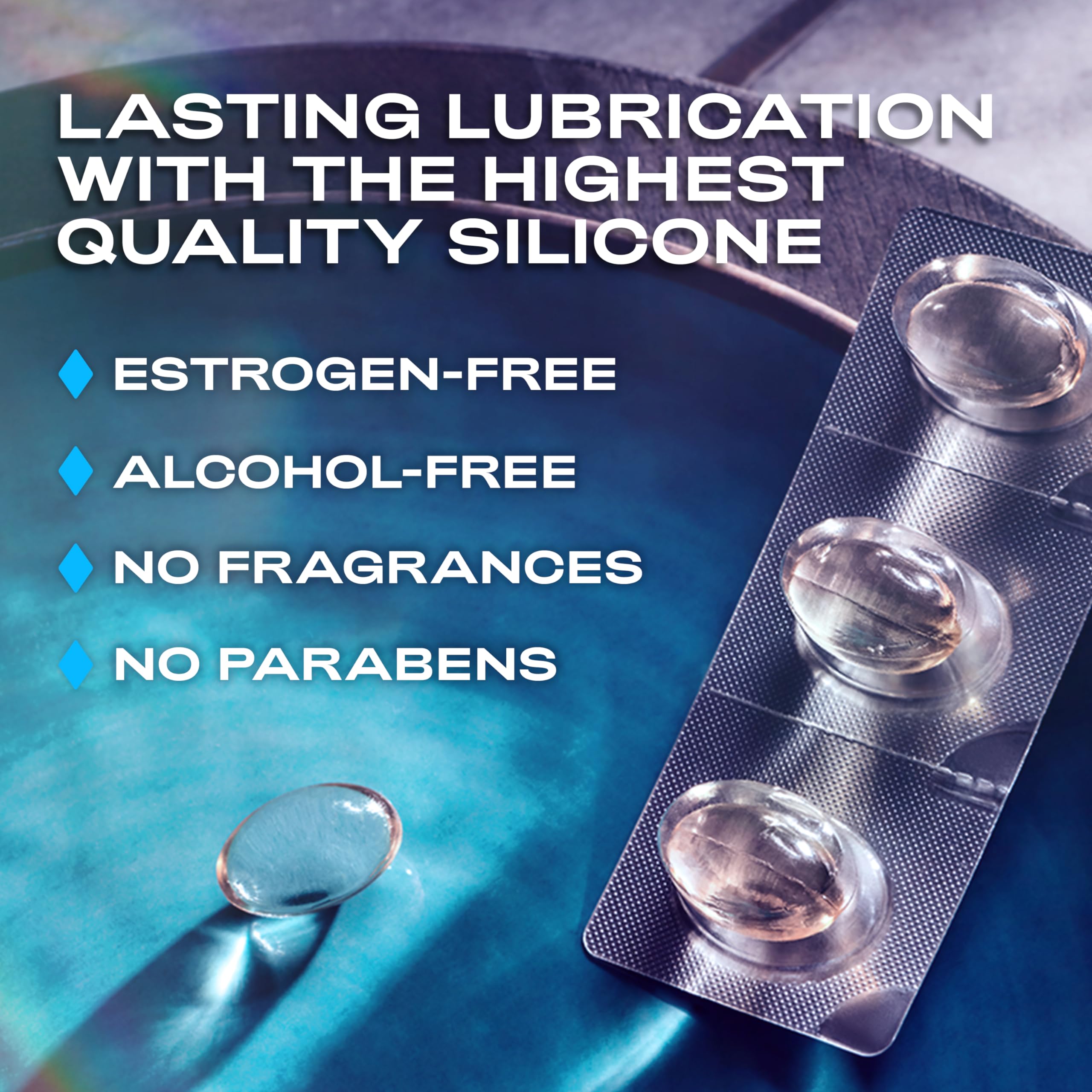 K-Y Liquibeads for Women, Vaginal Moisturizer, Silicone Lube Vaginal Suppository, Vaginal Lubricant