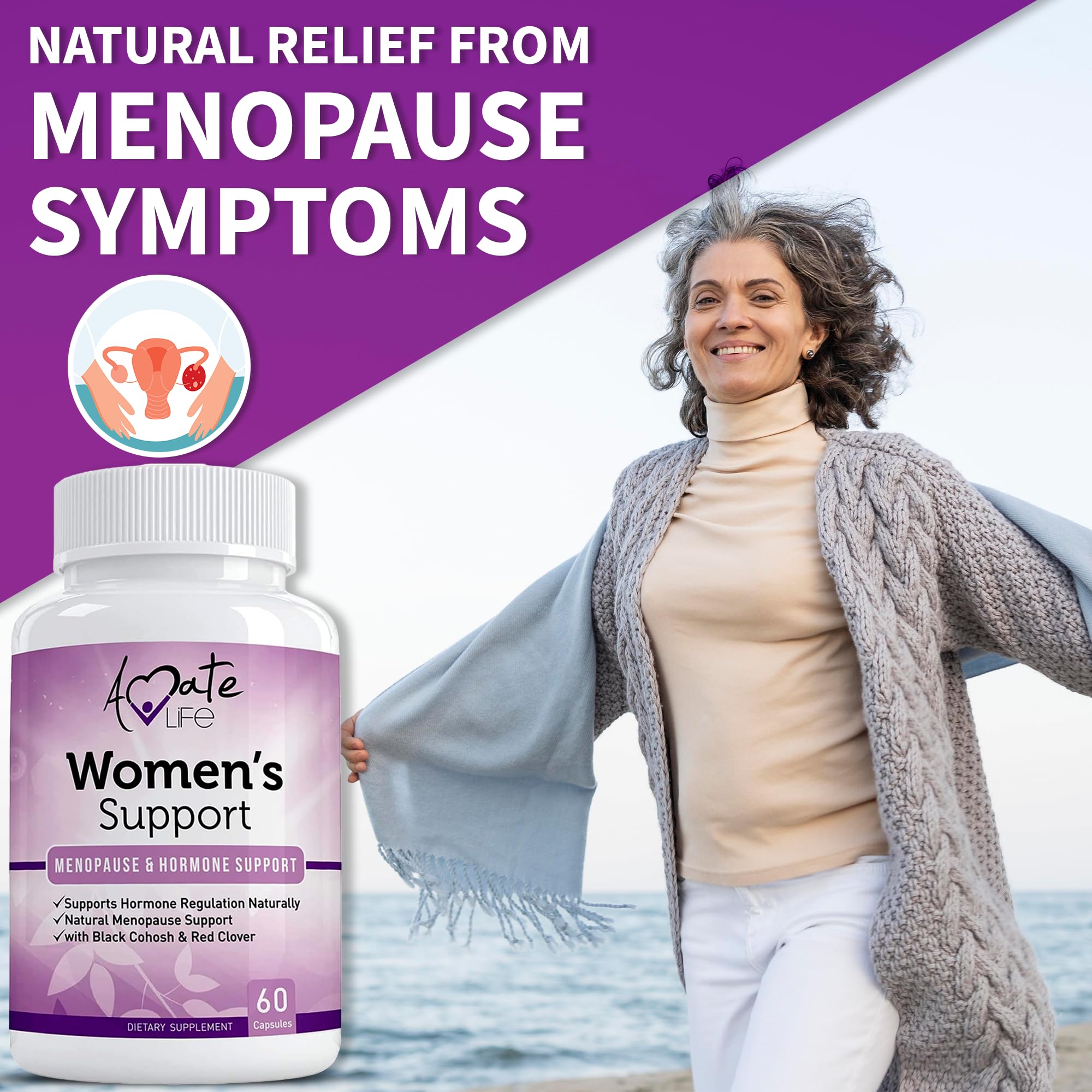Women’s Support Supplement- Natural Hormone Regulation- Menopause Support Supplement- Estrogen Rich