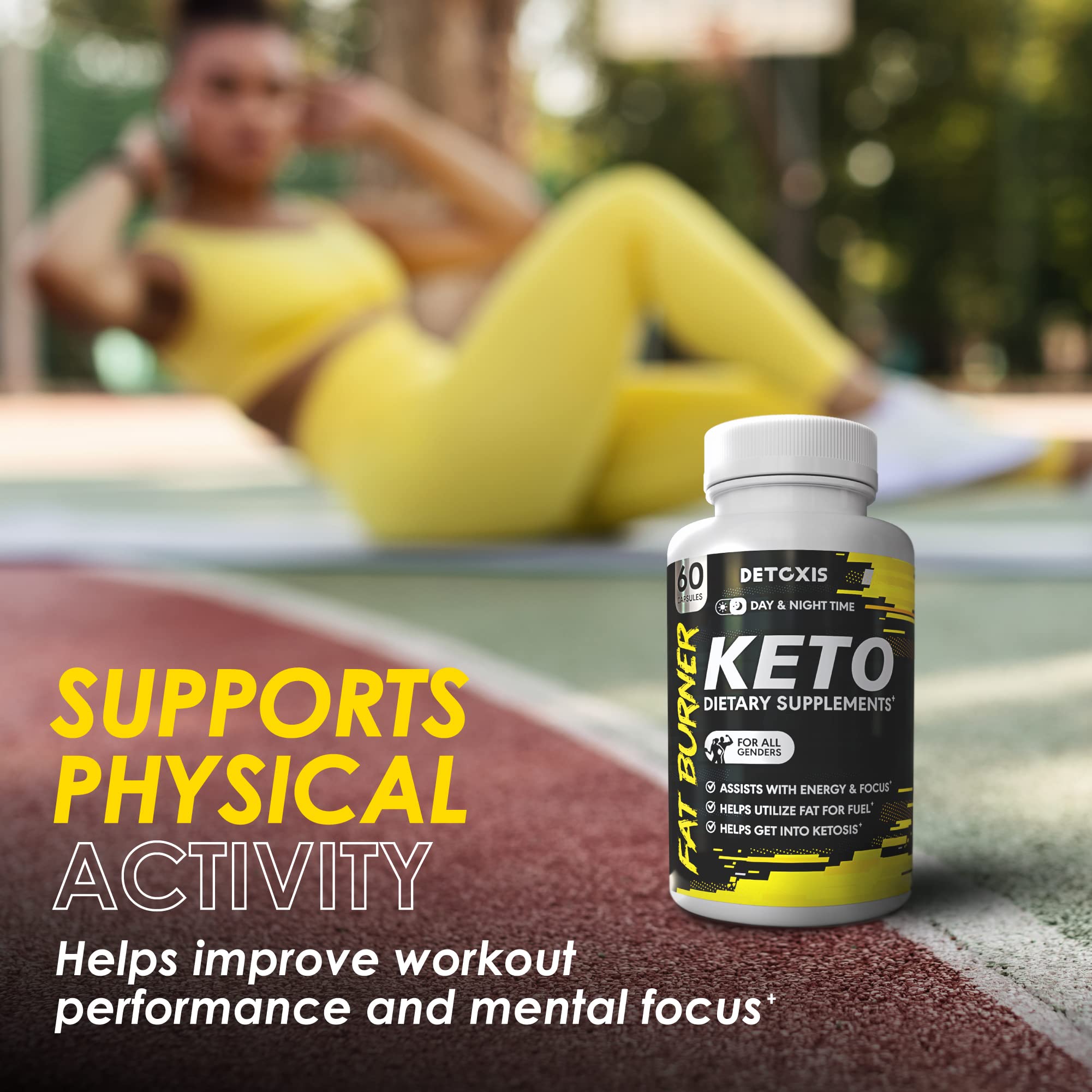 Keto Pills - 60 Ketogenic Diet Support Capsules - Keto Weight Management - Increase