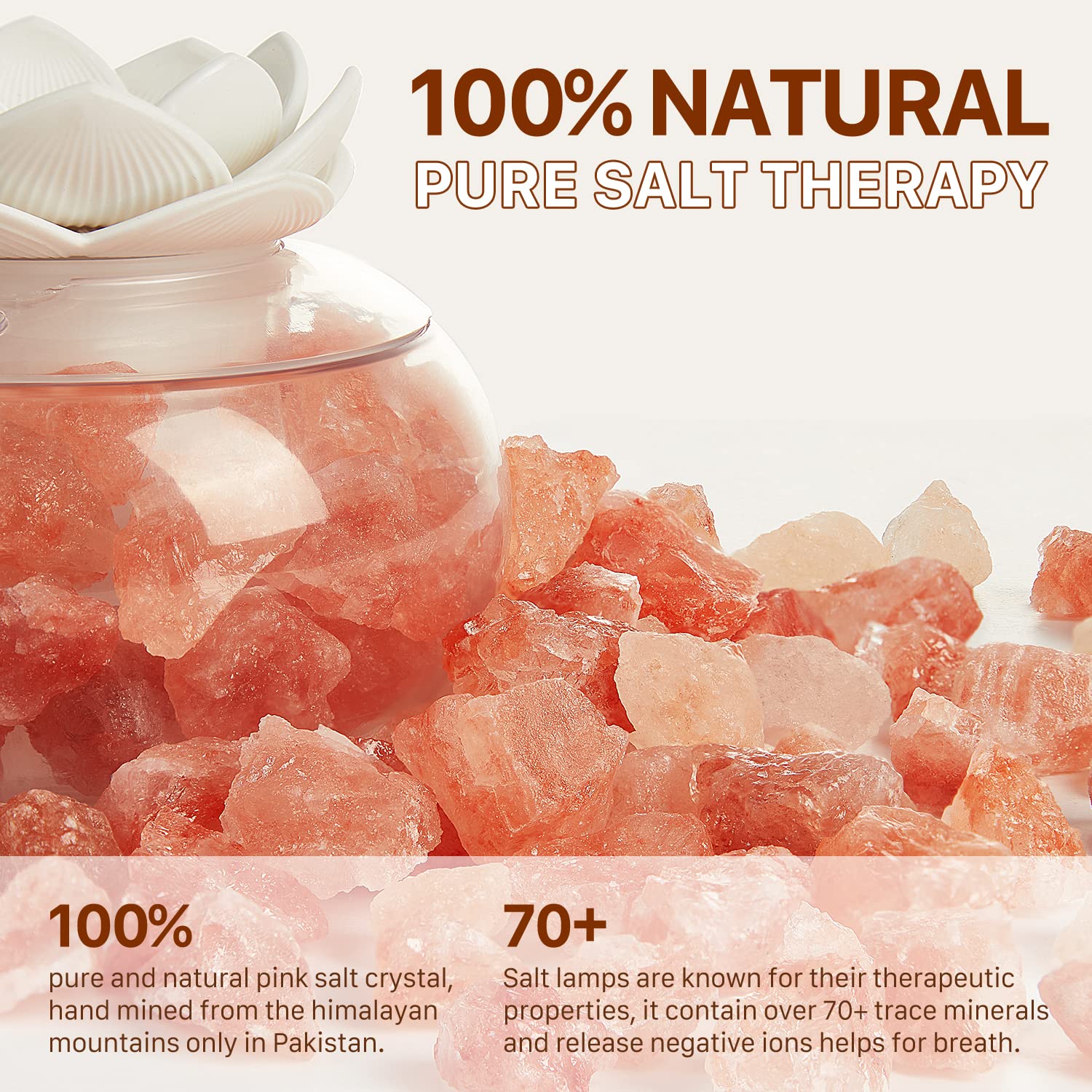 Essential Oil Diffusers Aromatherapy Diffuser: YeeQue Salt Lamp Diffuser for Home Bedroom Office