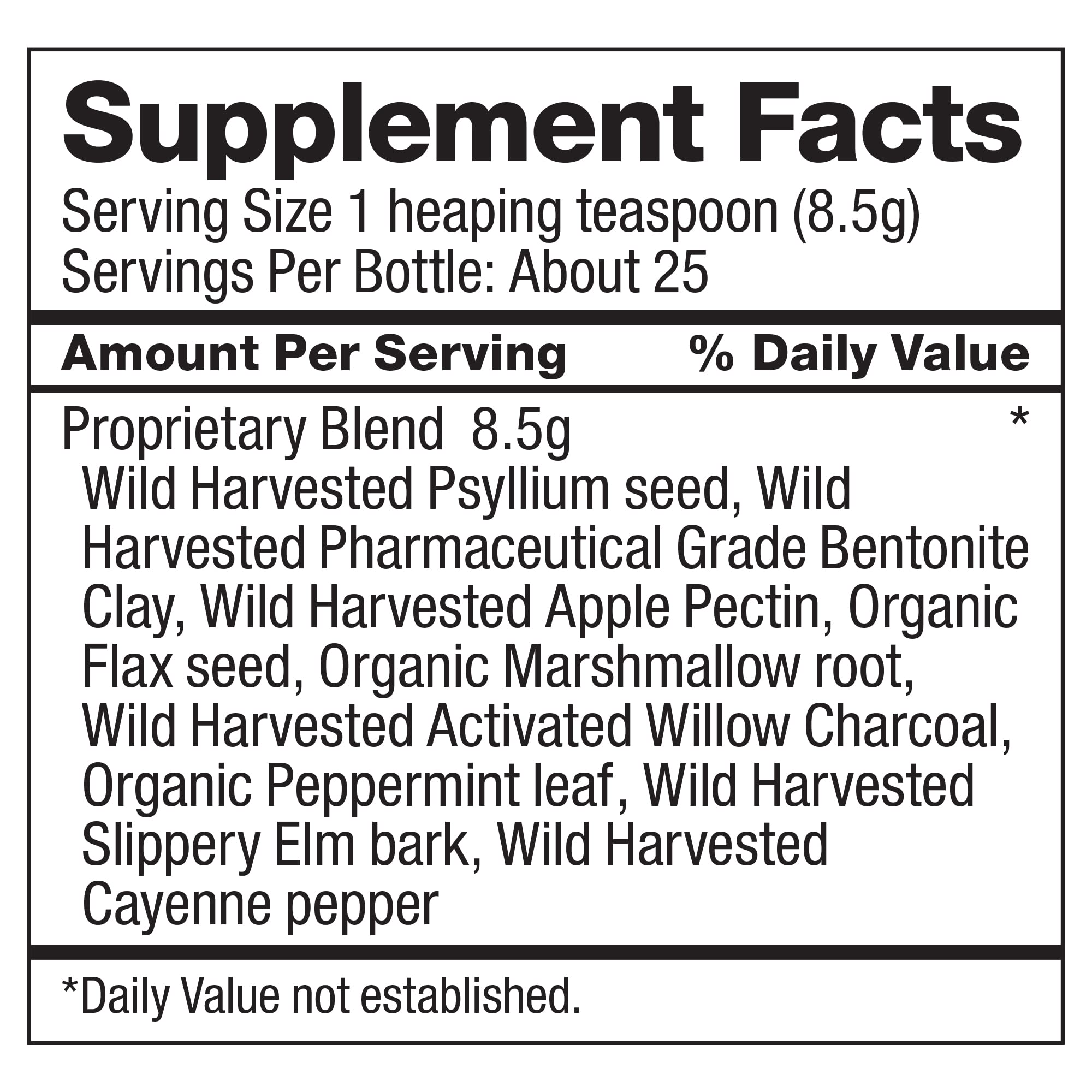 Dr. Schulze's | Intestinal Formula #2 | Herbal Colon Cleanse Formula | 8 Oz. Jar