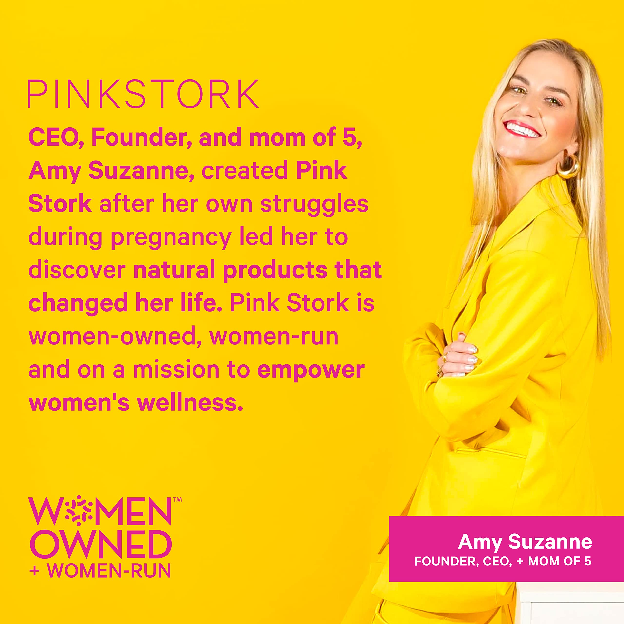 Pink Stork Liquid Prenatal Vitamin Bundle: Liquid Prenatal Vitamin with DHA and Folic Acid + Pro + DHA