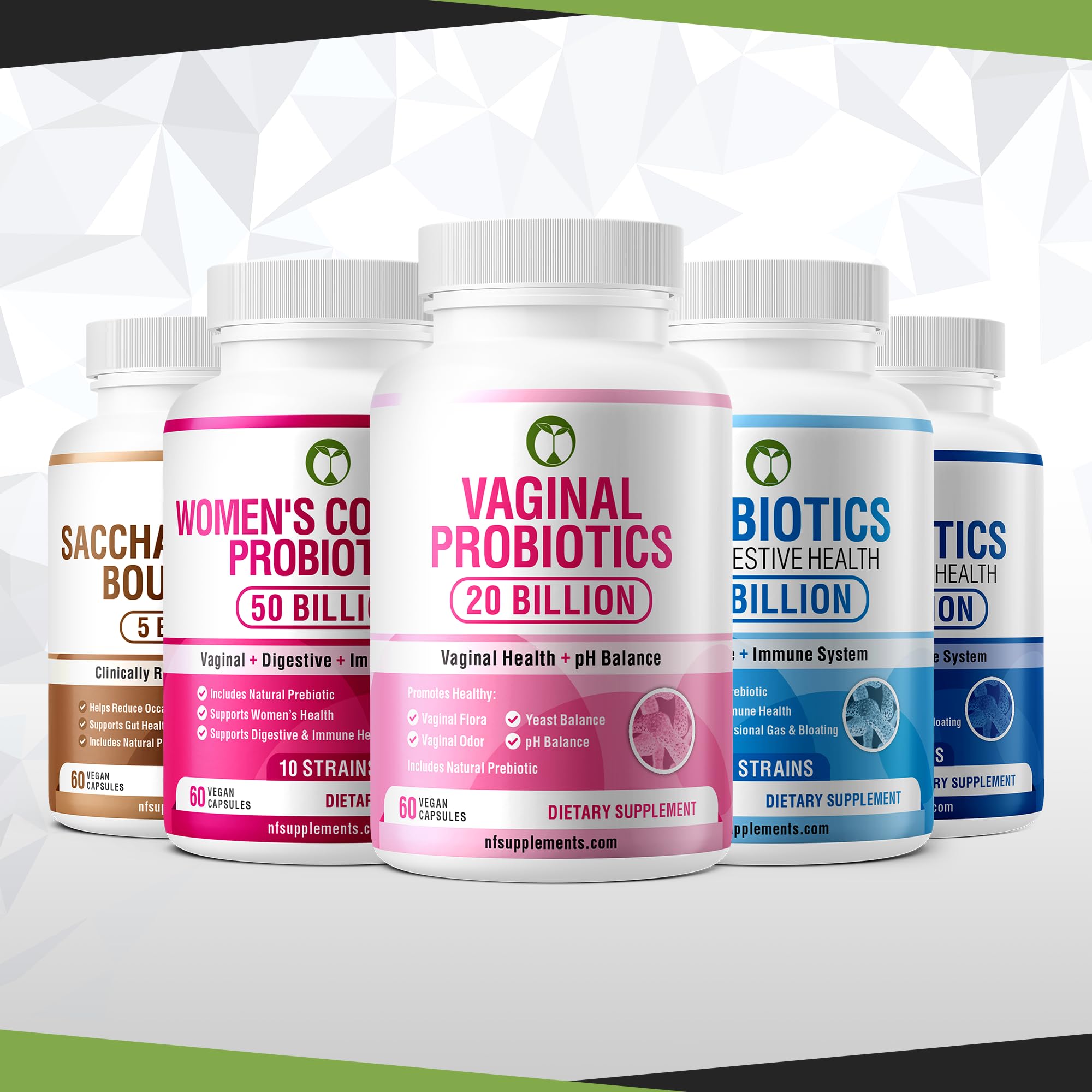 Vaginal Probiotics for Womens Health 20 Billion CFU | PH Balance & Vaginigal Odor Support 60 Capsules